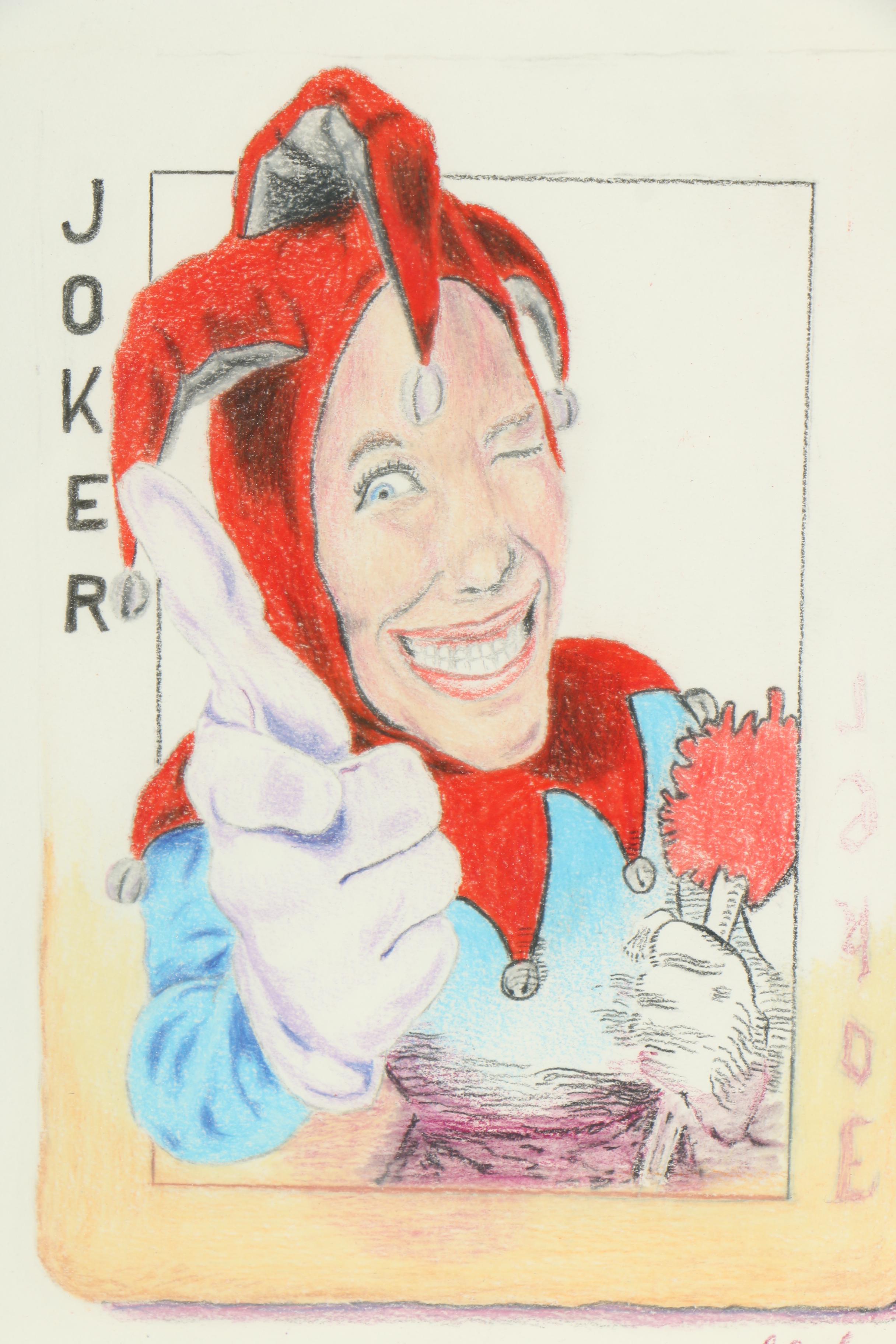 David Cochran Colored Pencil Drawings Including "Yesterday and Today"