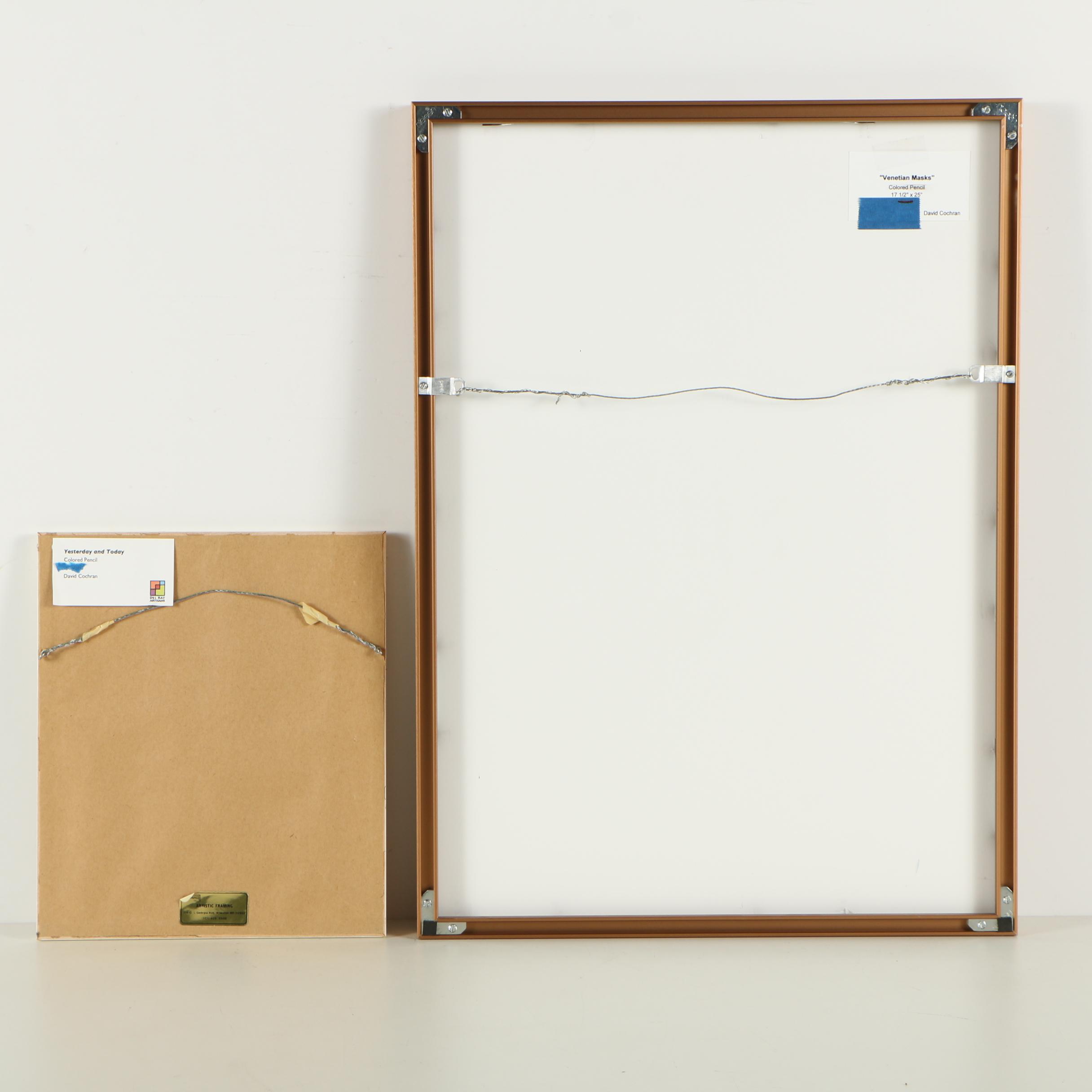 David Cochran Colored Pencil Drawings Including "Yesterday and Today"