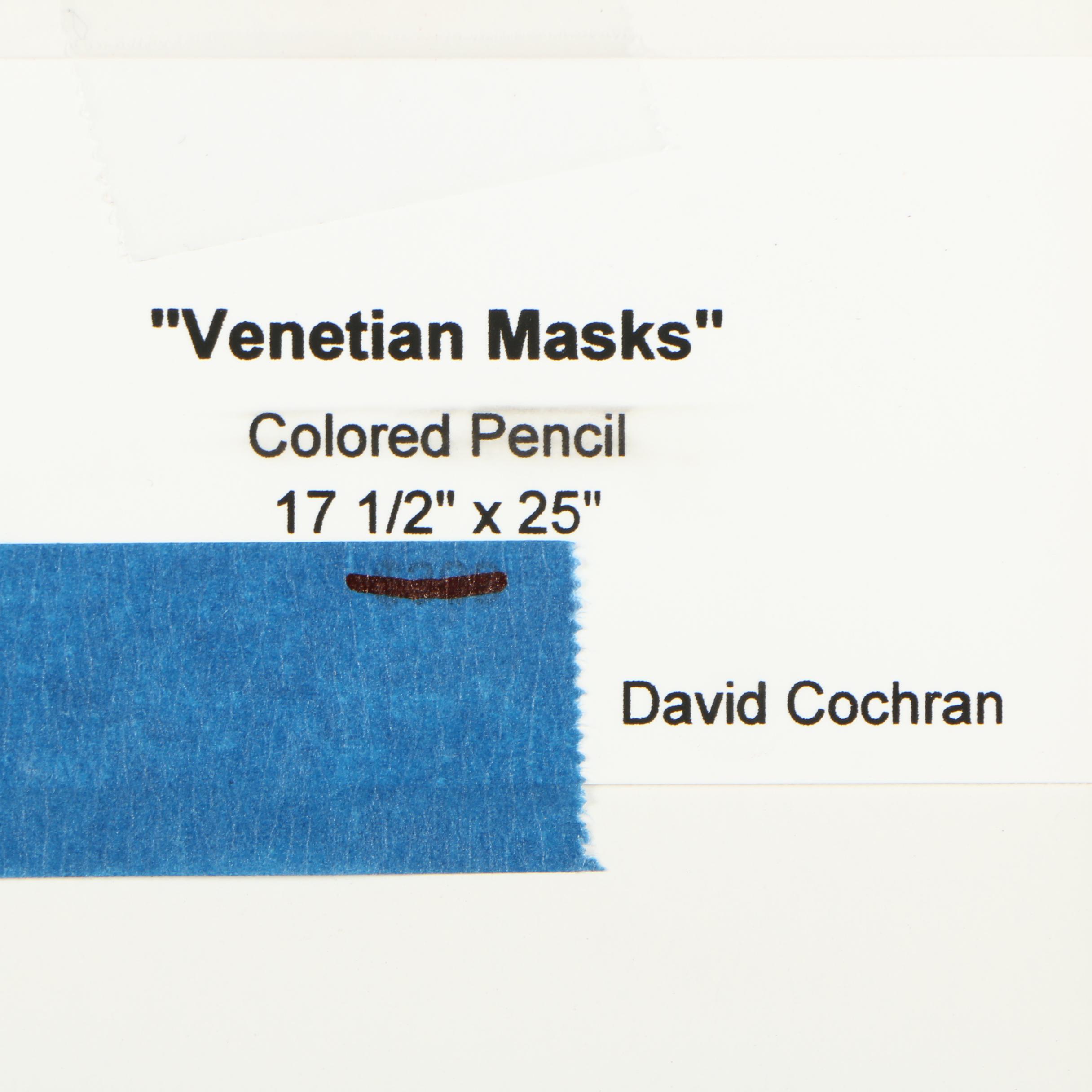 David Cochran Colored Pencil Drawings Including "Yesterday and Today"