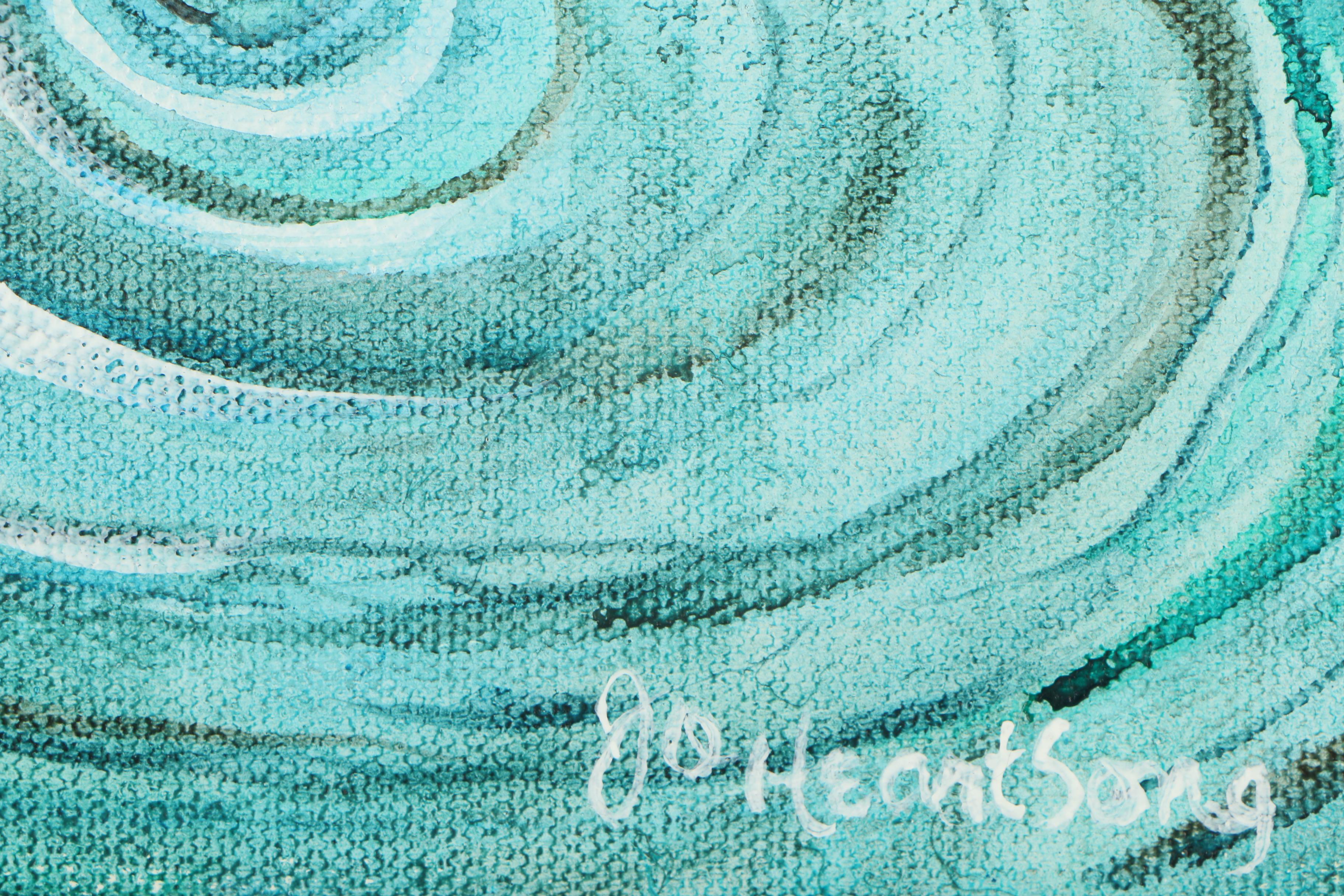 Judith Olivia Heartsong Acrylic Painting "Koi"