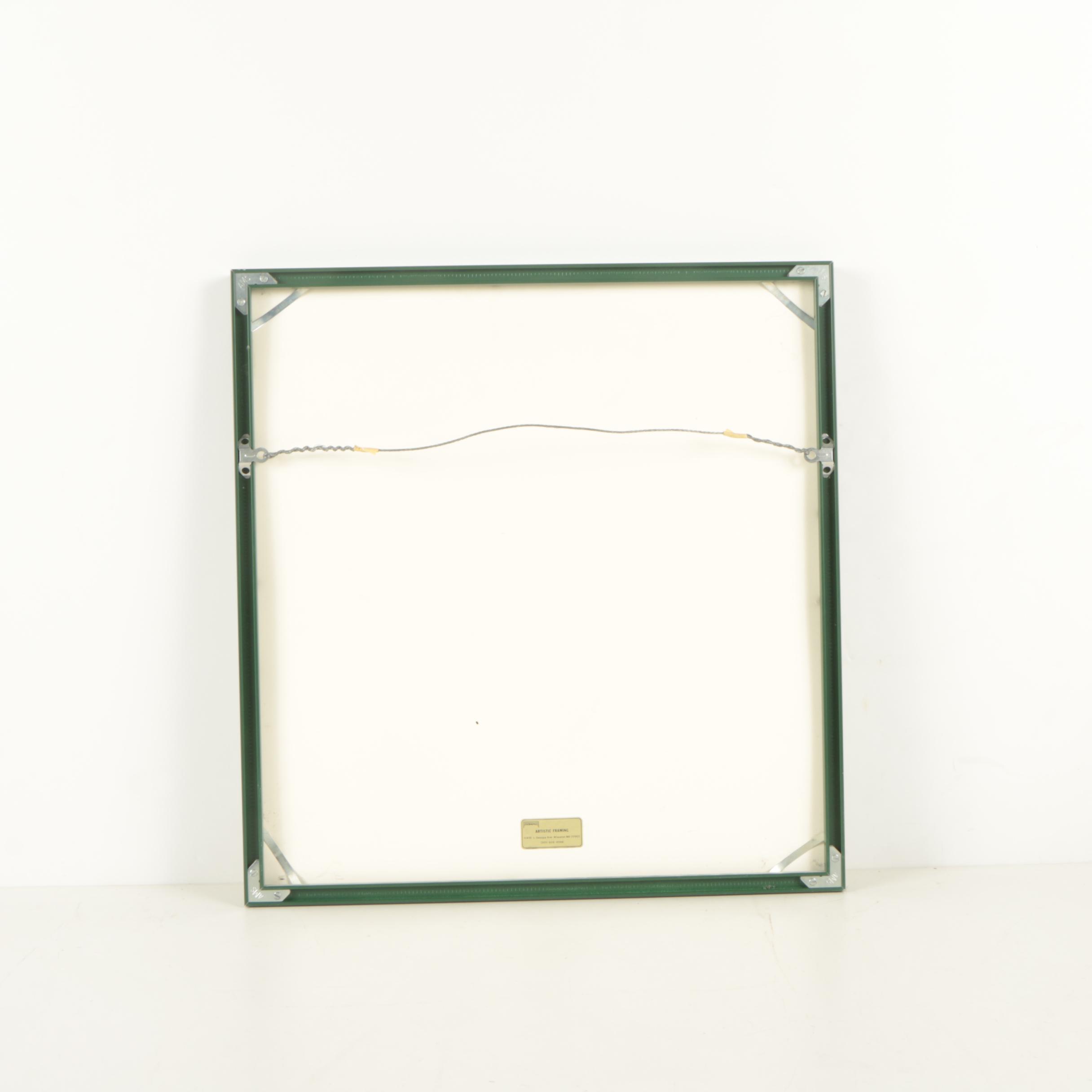 Dan Mitra Etching with Aquatint "Wild Rose"