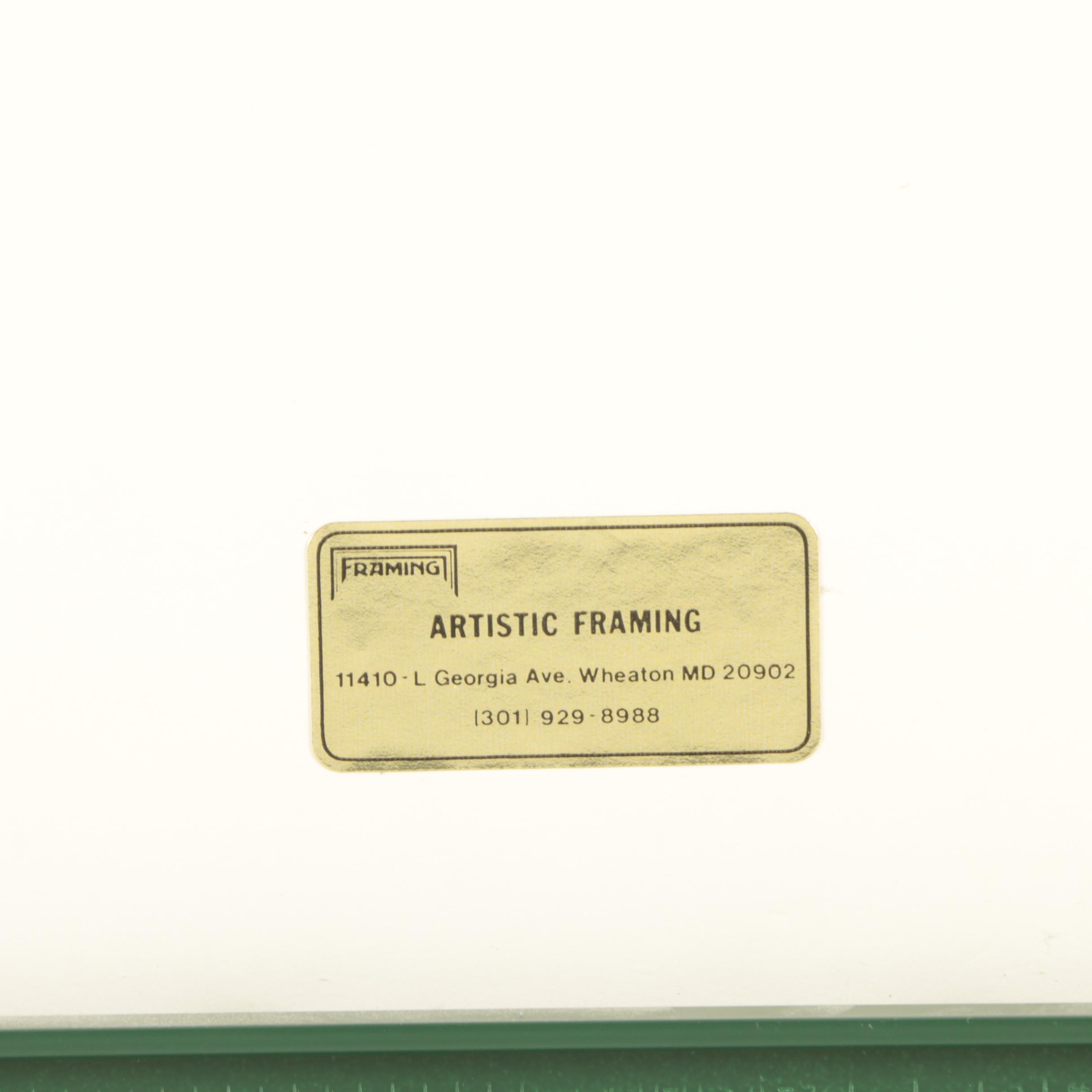 Dan Mitra Etching with Aquatint "Wild Rose"