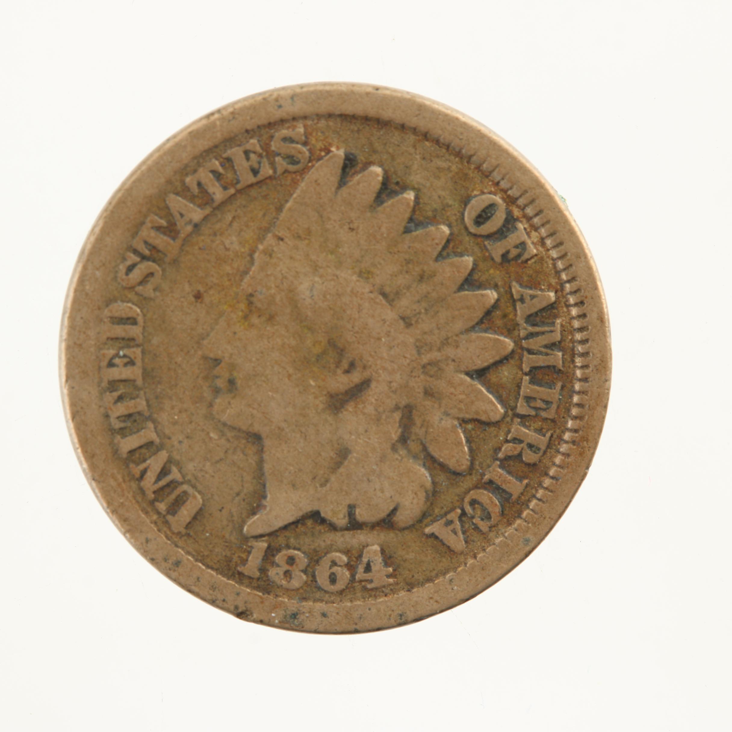 Better Date 1864 Copper-Nickel Indian Head Cent