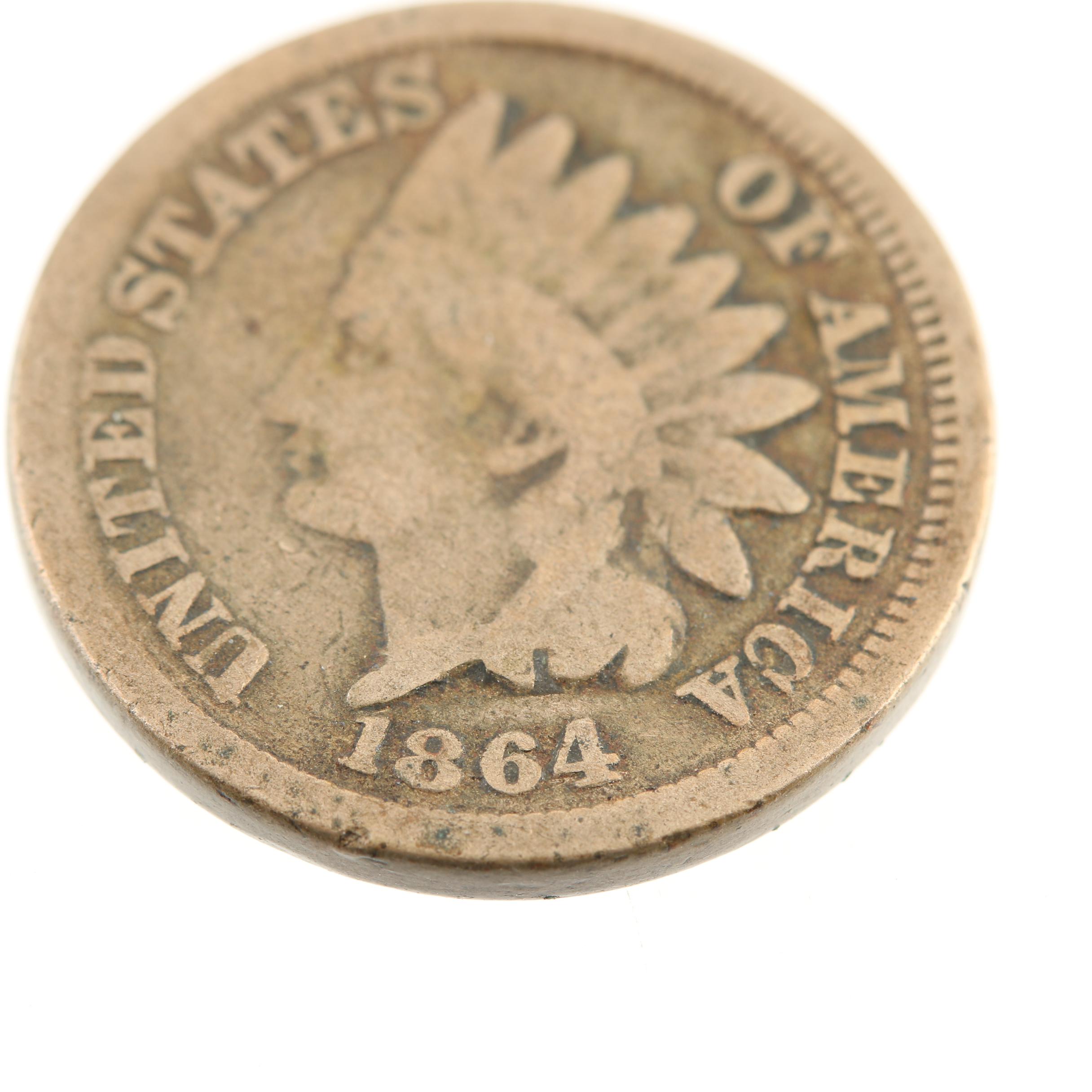 Better Date 1864 Copper-Nickel Indian Head Cent