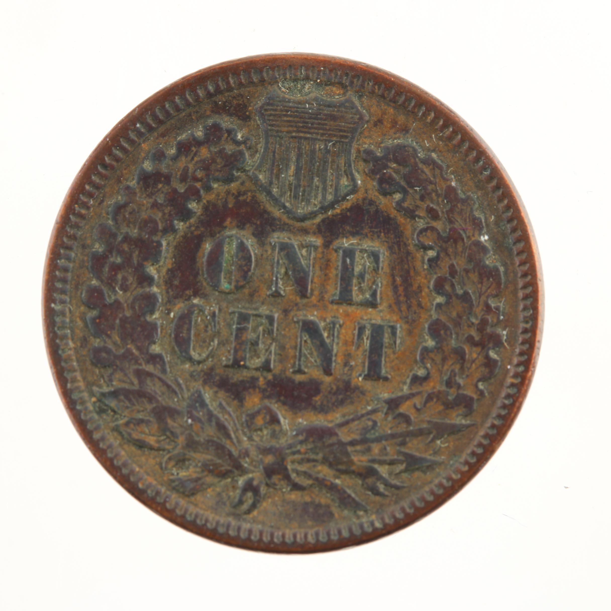 1892, 1893, 1898 and 1899 Indian Head Cents