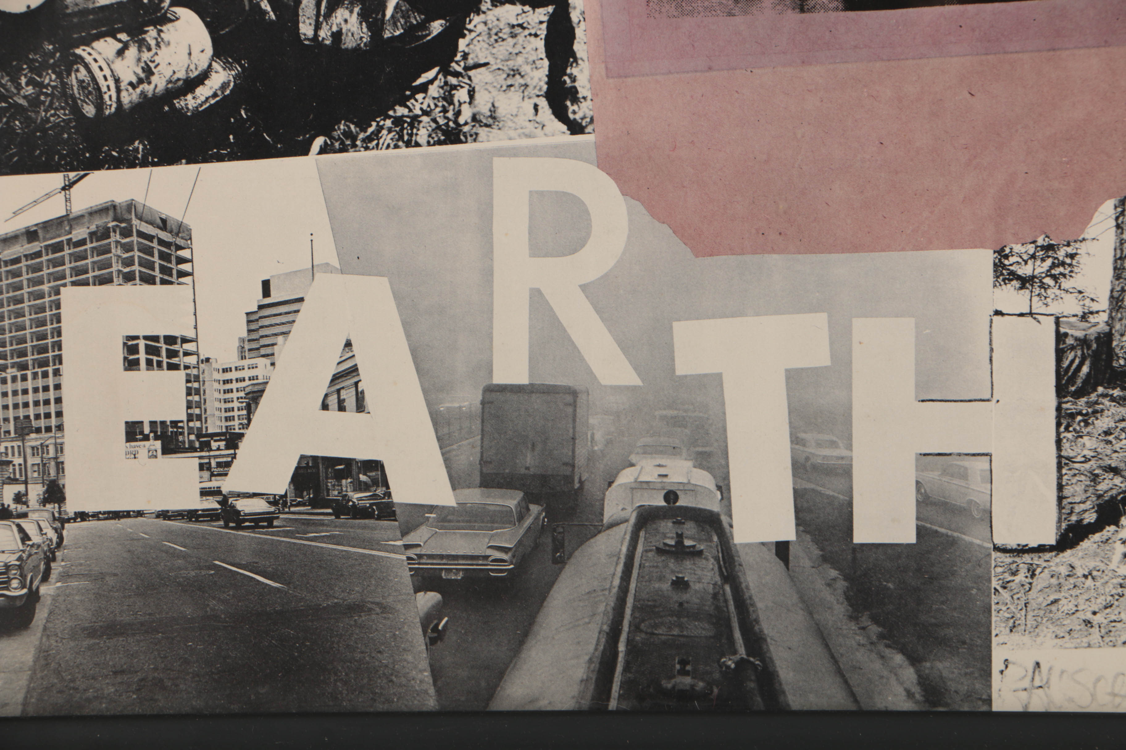 Robert Rauschenberg 1970 Offset Lithograph Poster for Earth Day