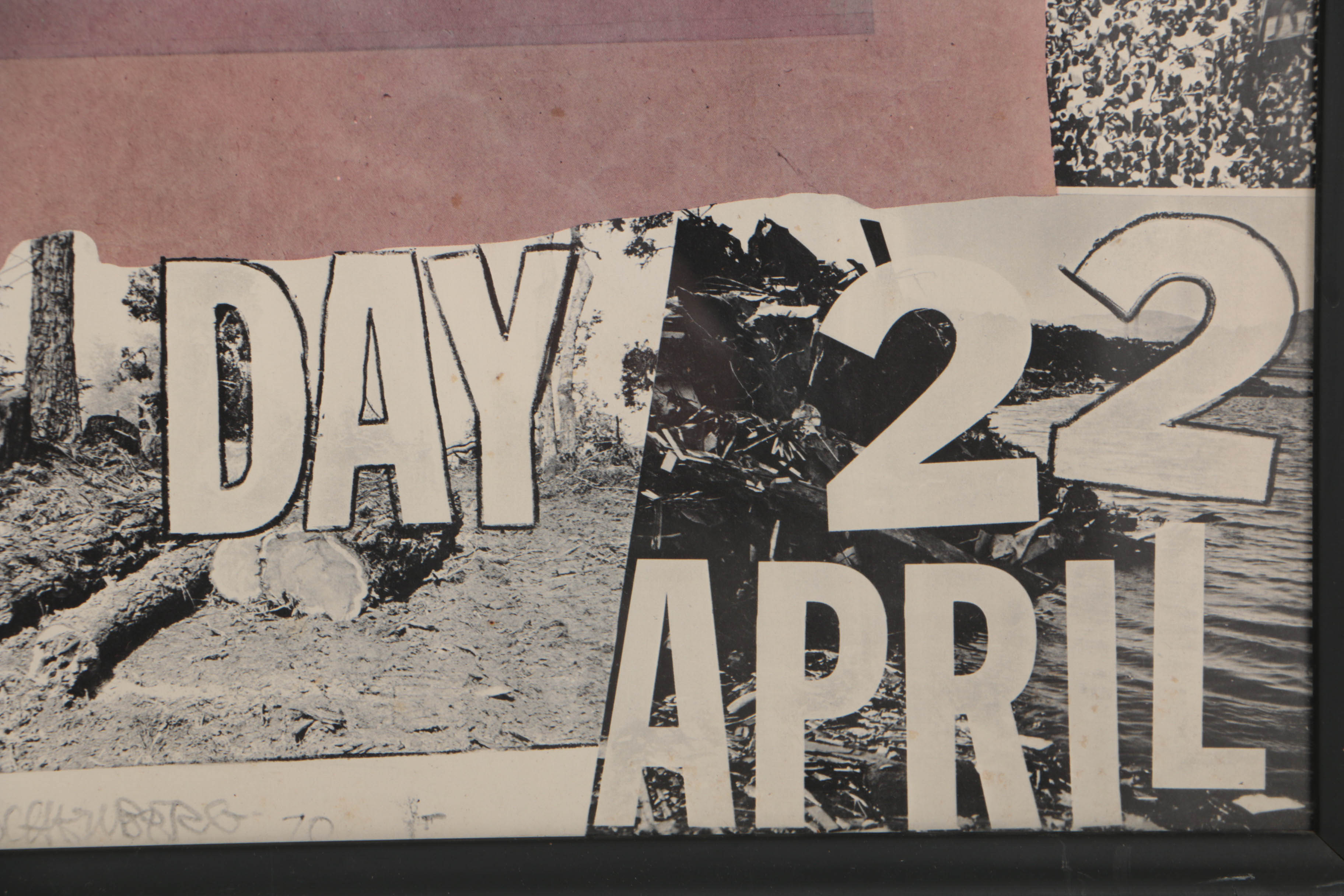 Robert Rauschenberg 1970 Offset Lithograph Poster for Earth Day