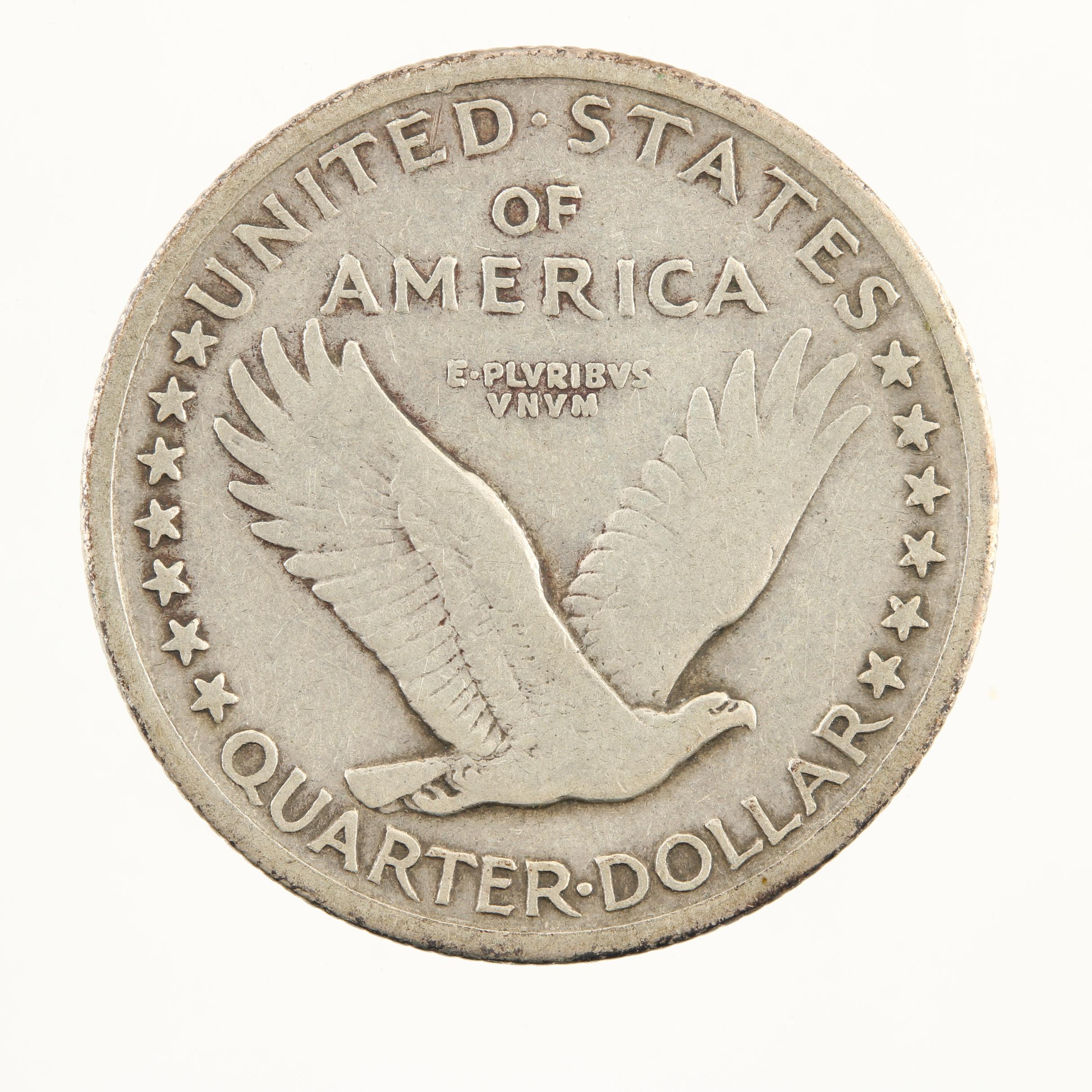 1917-D Variety I Standing Liberty Silver Quarter