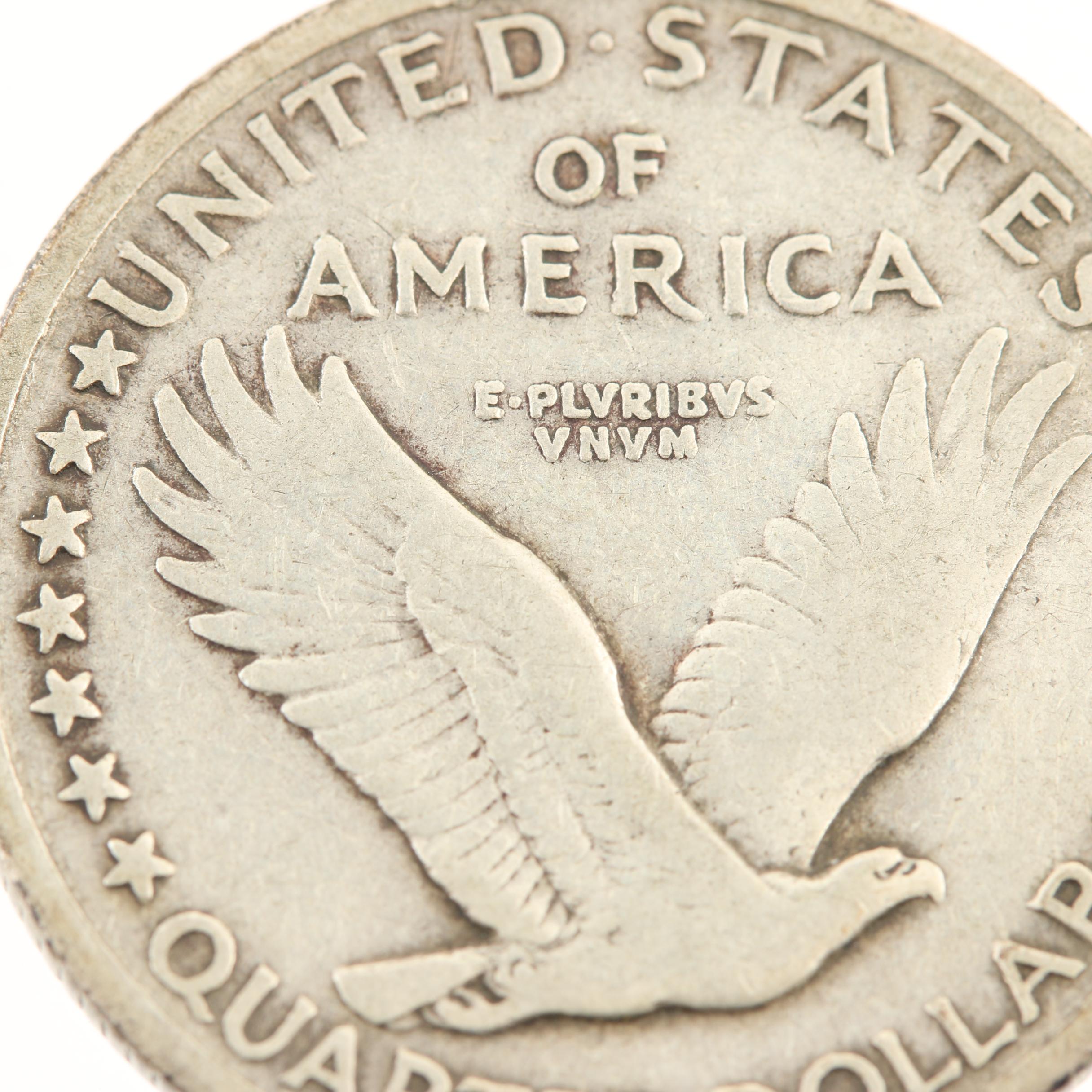 1917-D Variety I Standing Liberty Silver Quarter