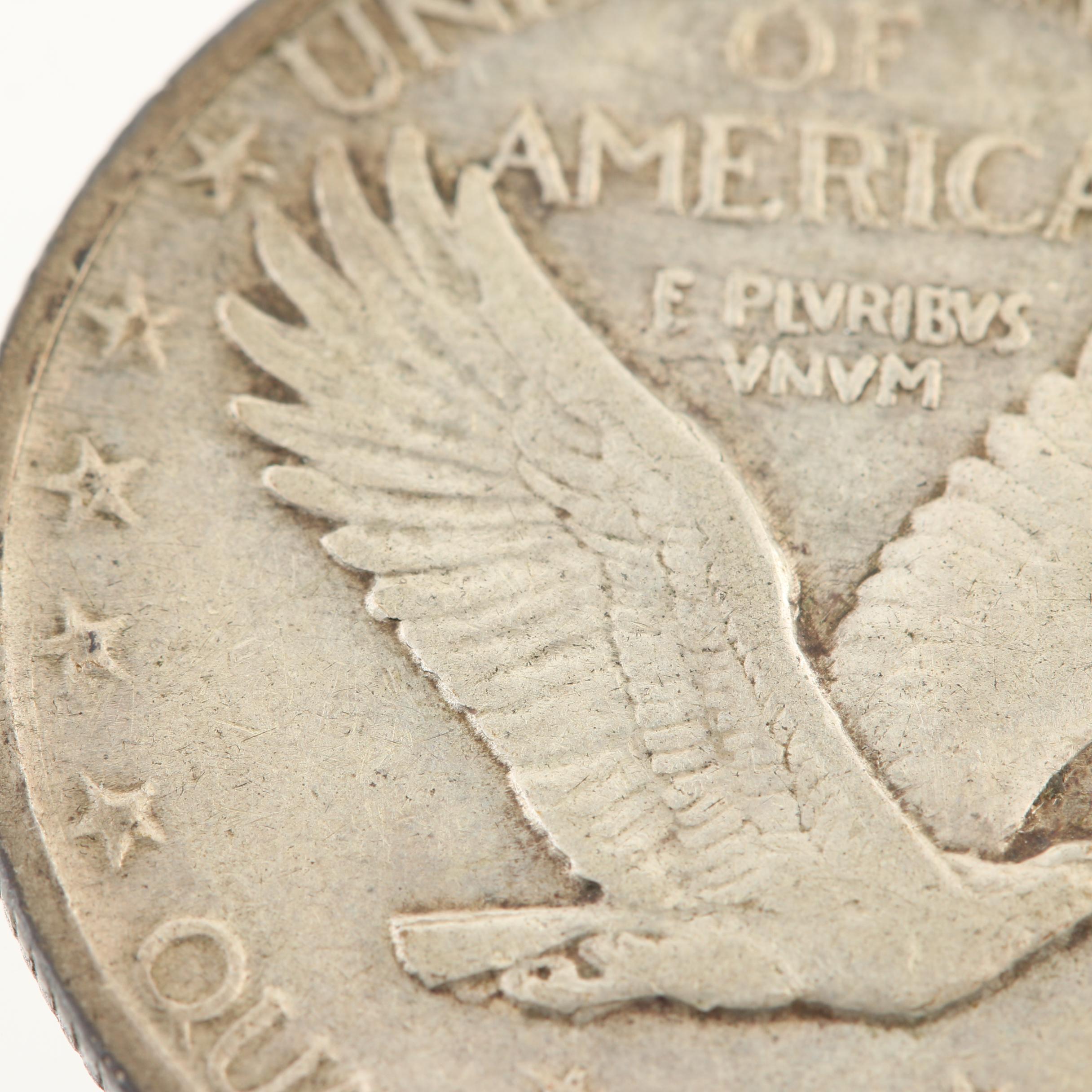 1917 Variety II Standing Liberty Silver Quarter