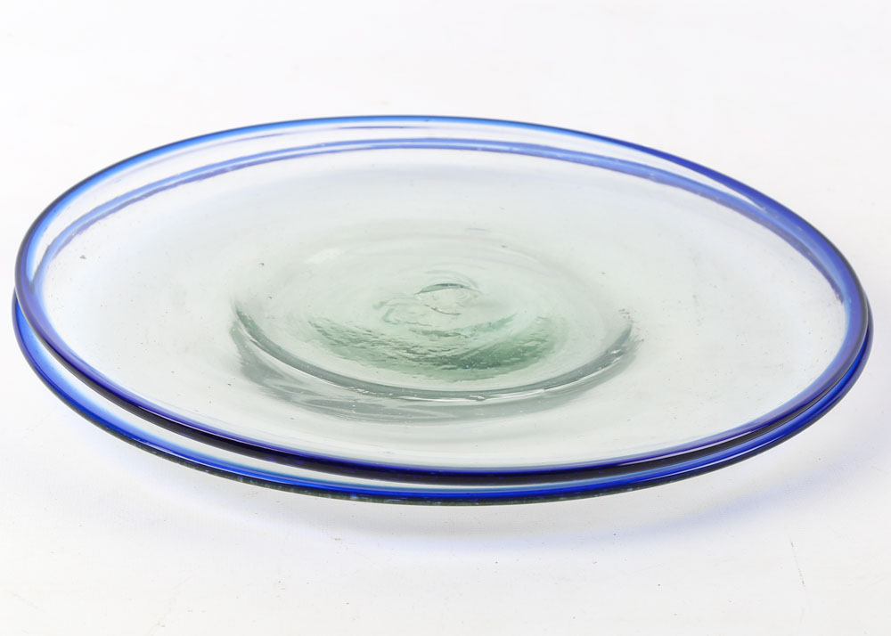 Art Glass Cocktail Plates