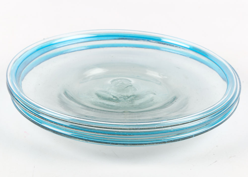 Art Glass Cocktail Plates