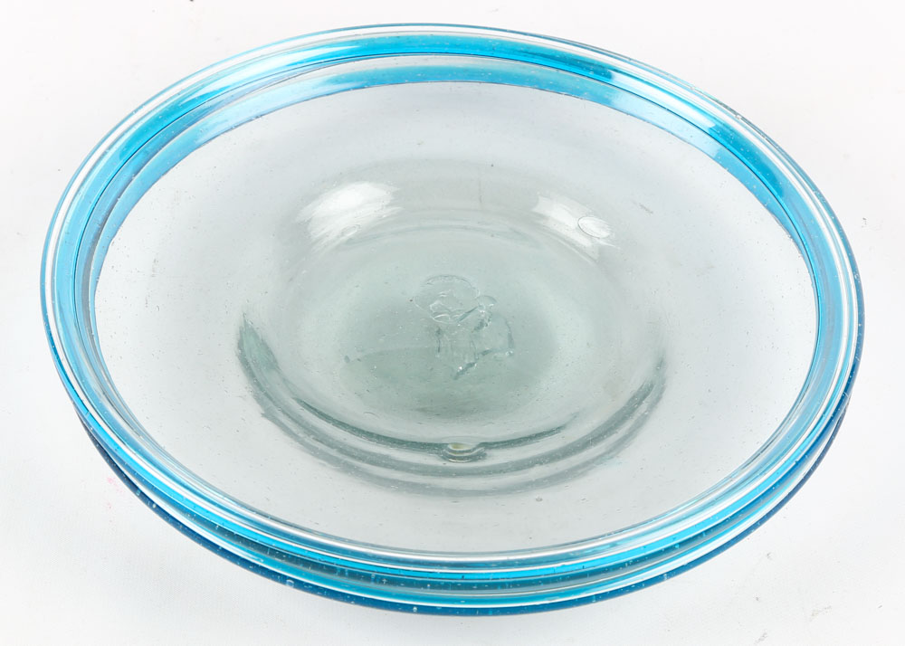 Art Glass Cocktail Plates