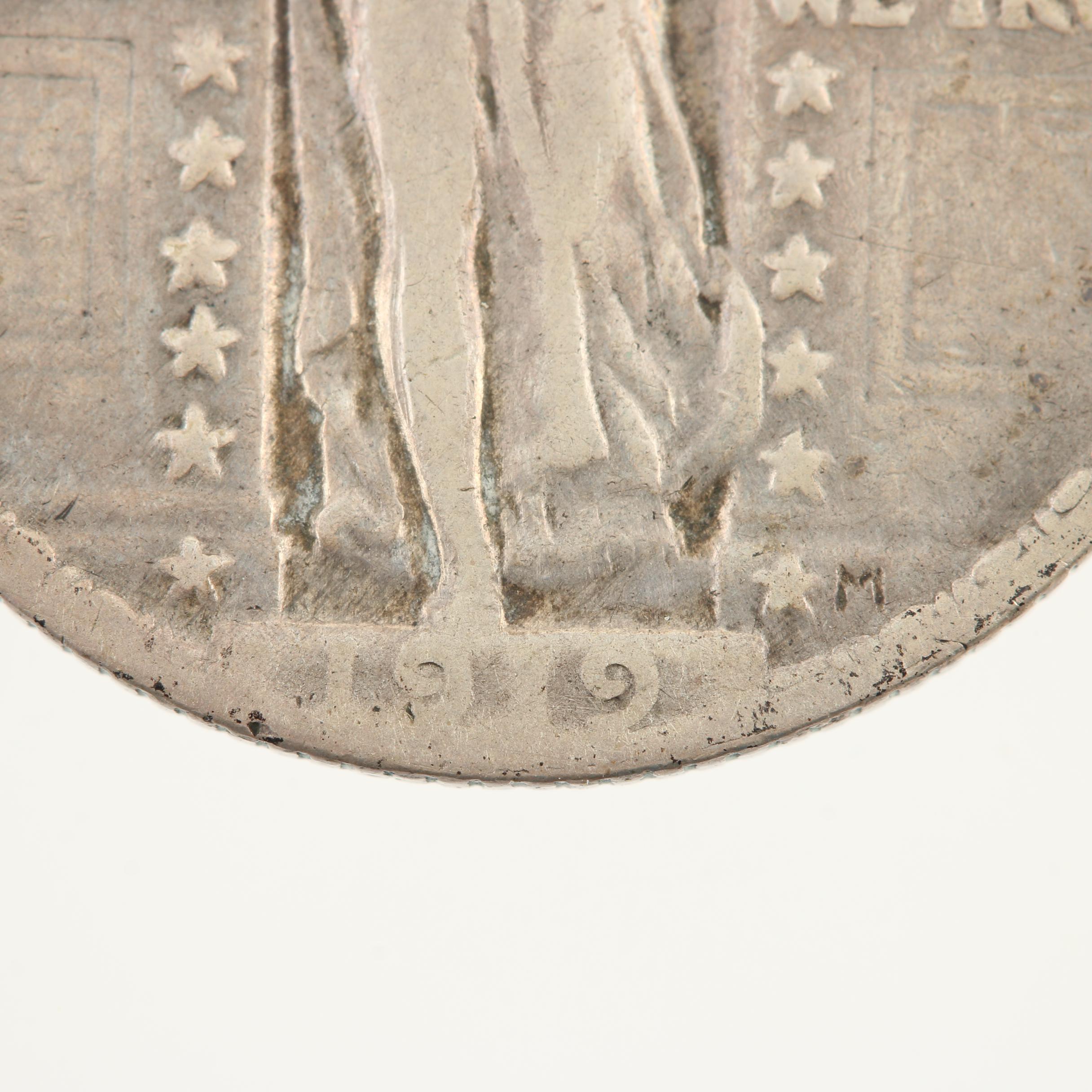 1919 Standing Liberty Silver Quarter