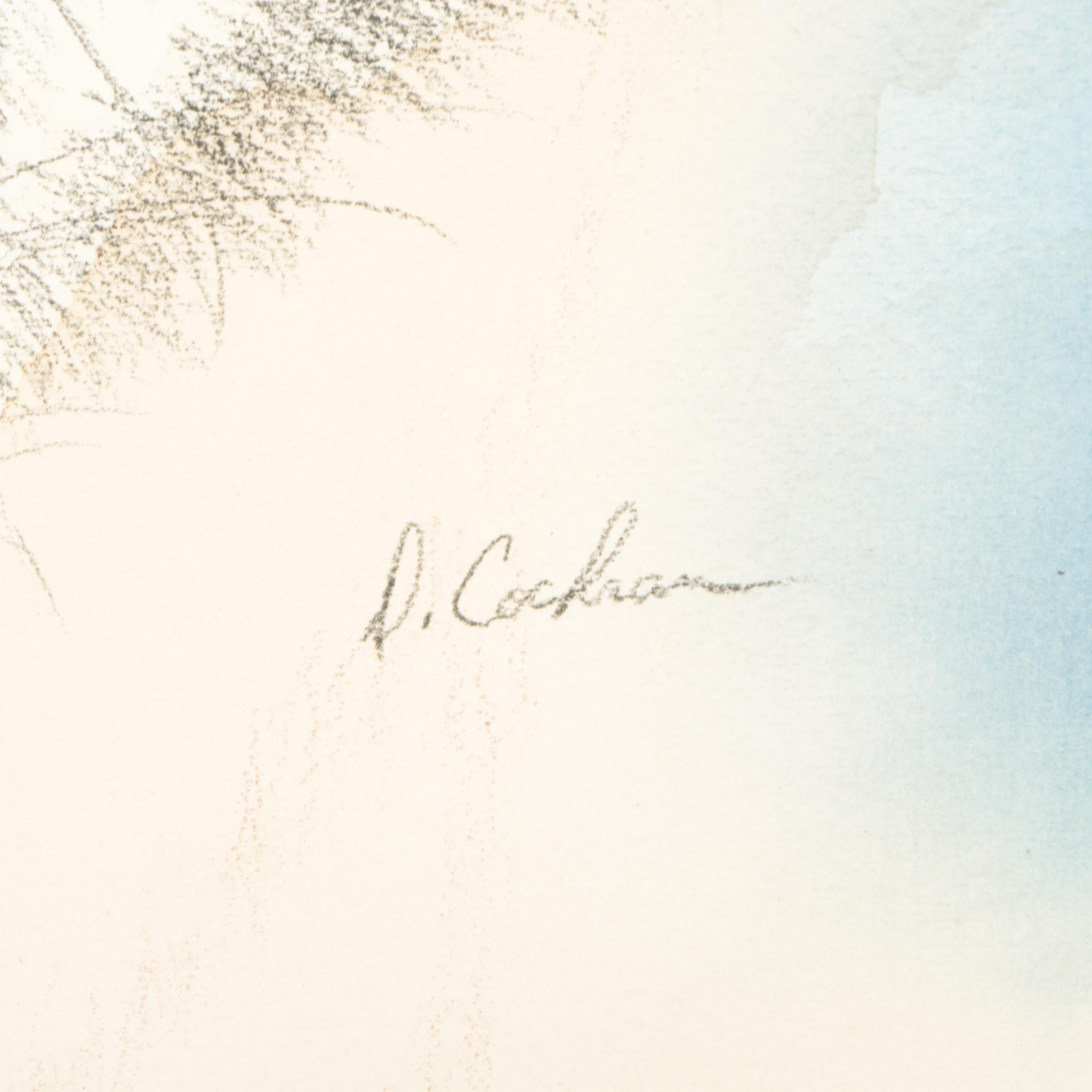 David Cochran Late 20th to Early 21st Century Mixed Media Drawing