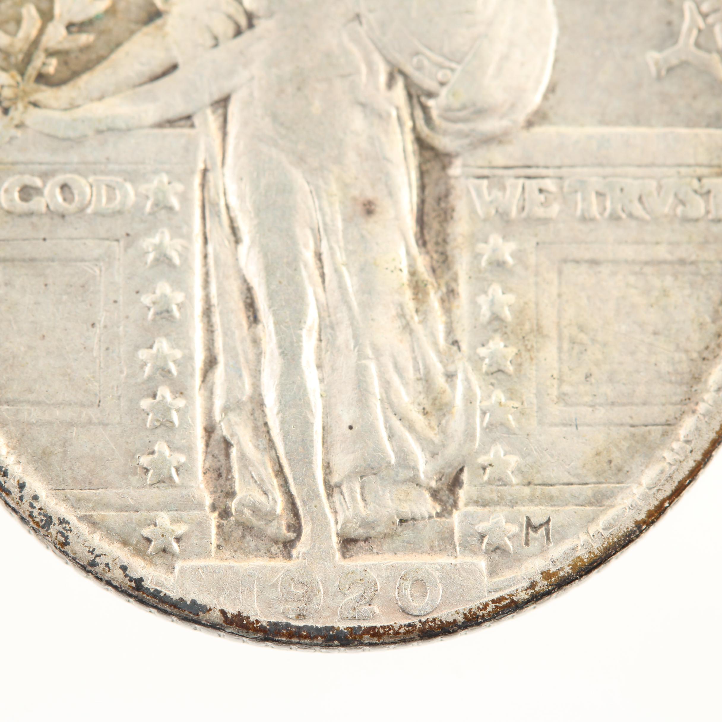 1920 Standing Liberty Silver Quarter