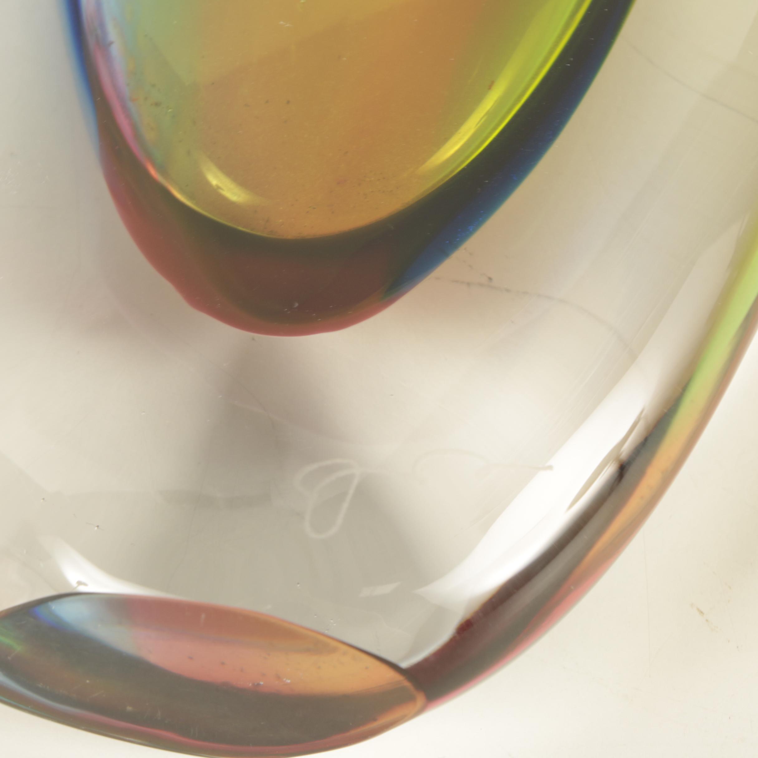 Jesse Reece 20th Century Blown Art Glass Vases