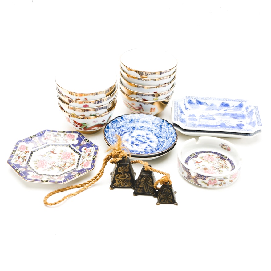 East Asian Decorated Bowls and Plates