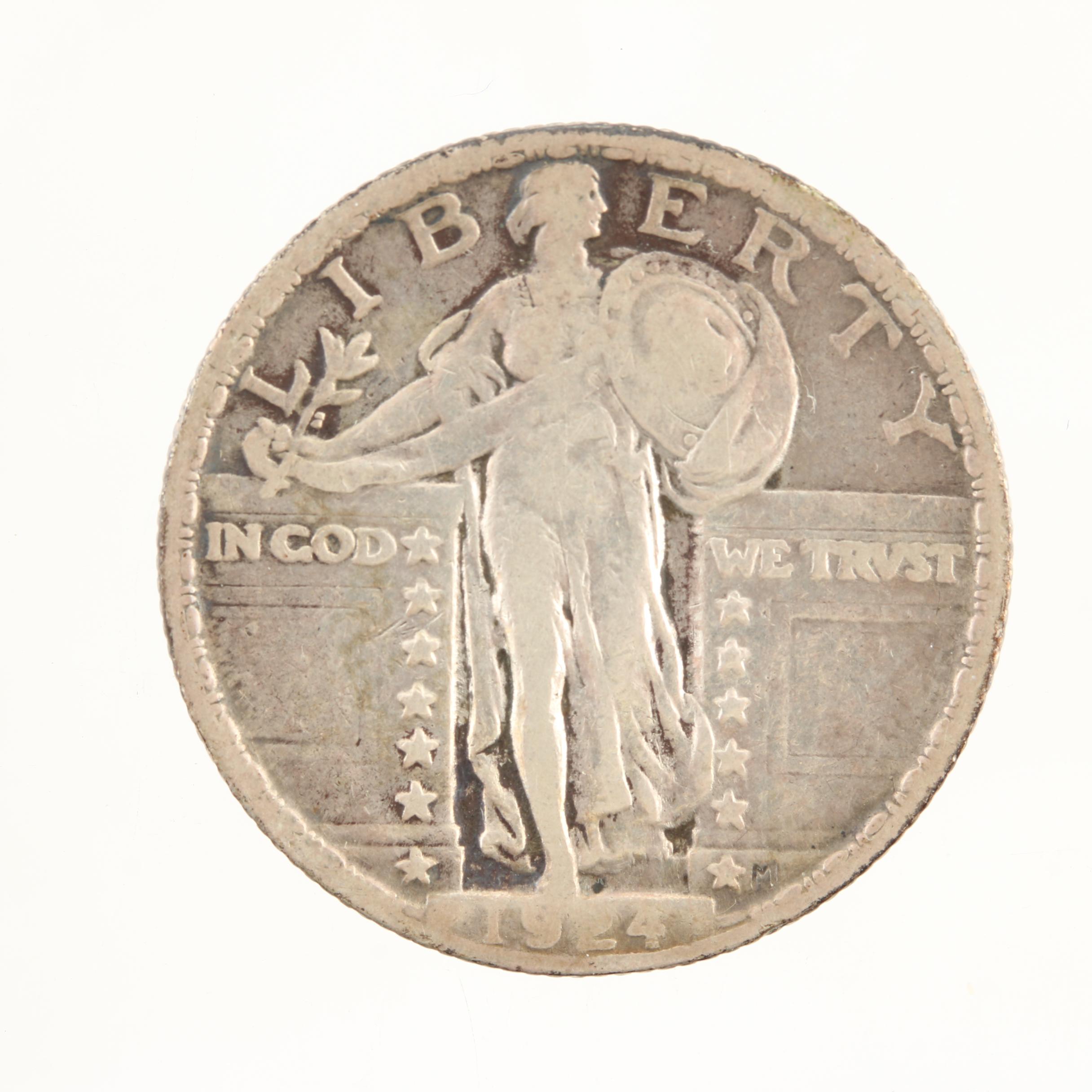 1924 Standing Liberty Silver Quarter