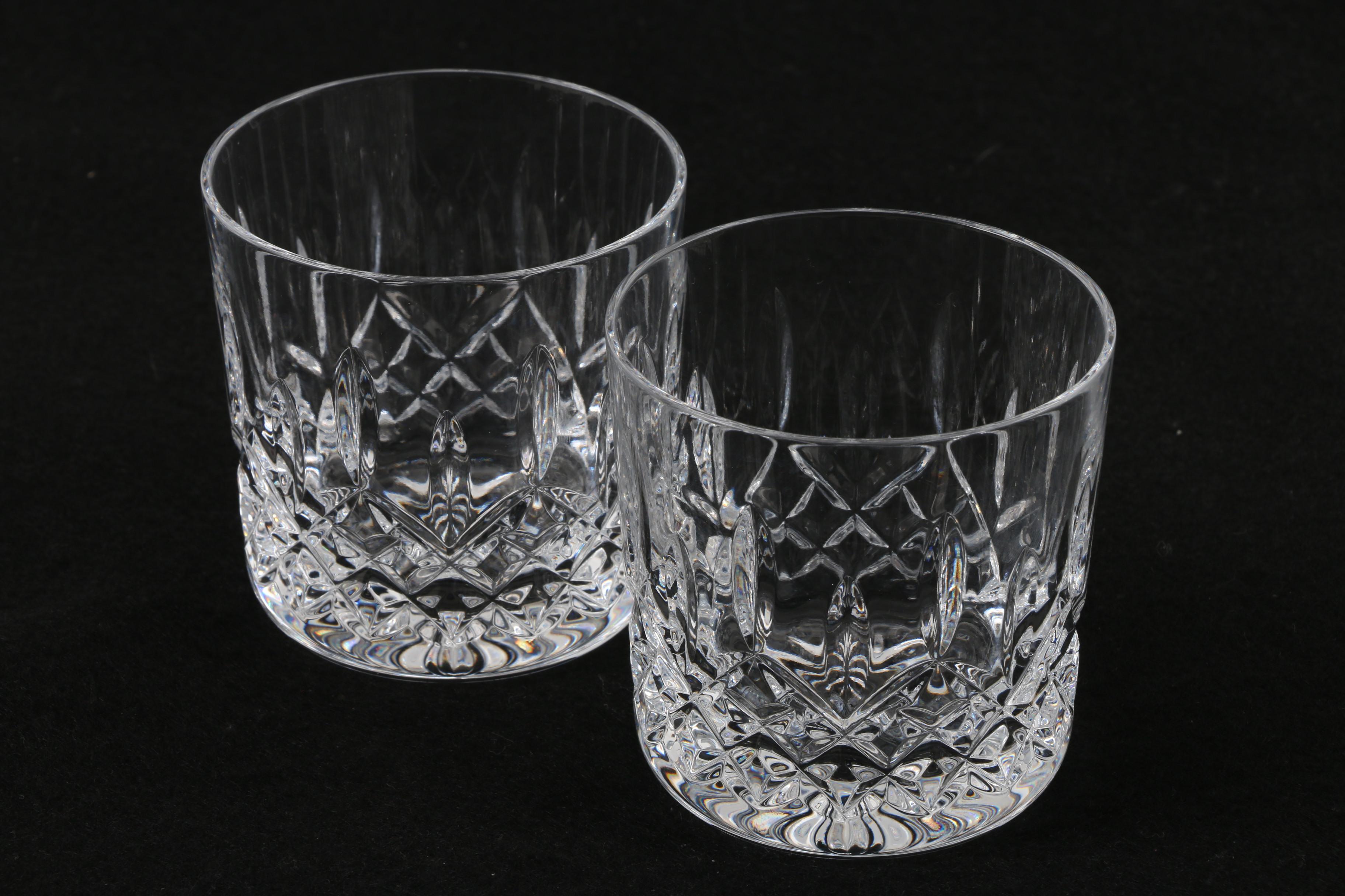 Waterford Crystal "Lismore" Decanter with Tumblers