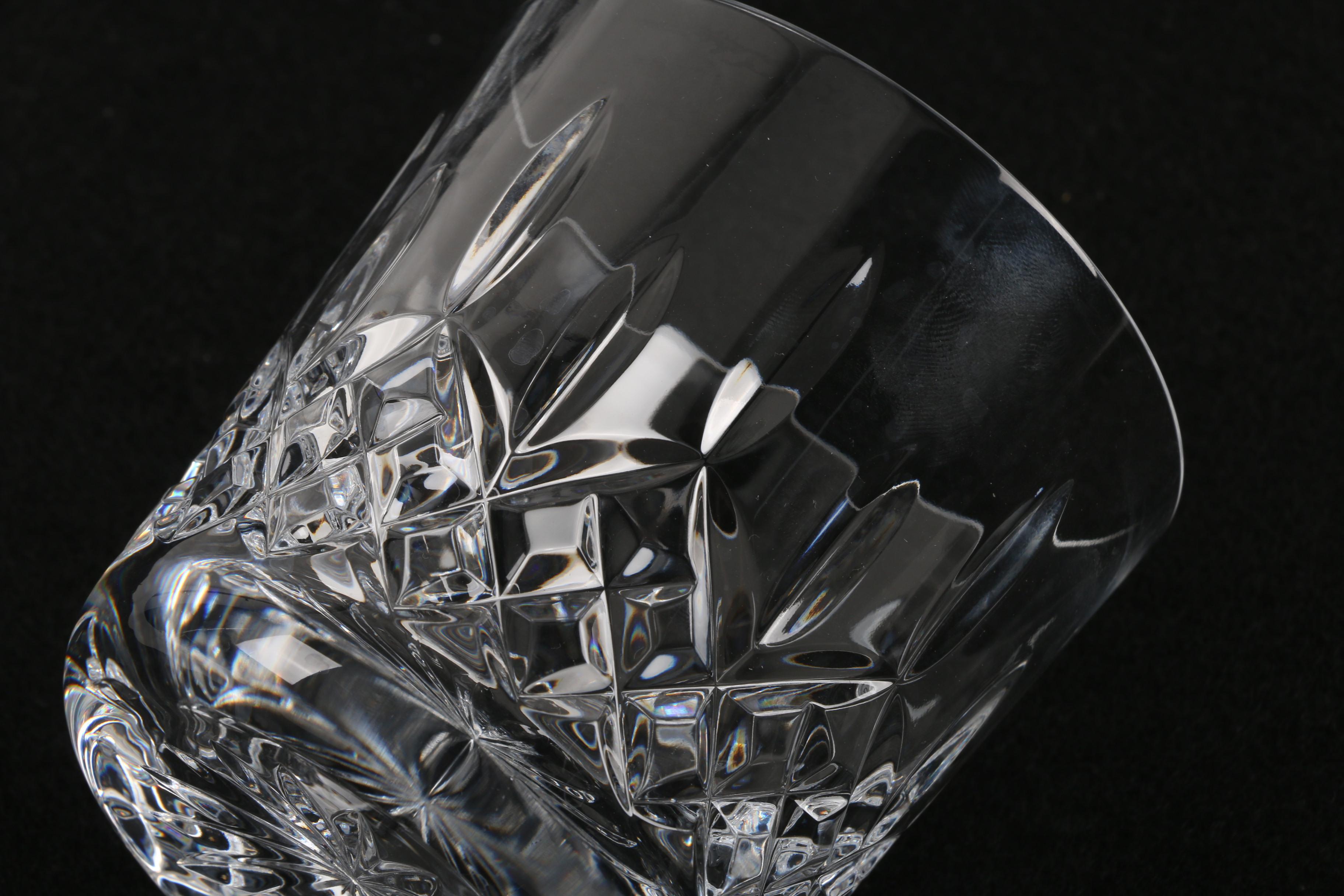 Waterford Crystal "Lismore" Decanter with Tumblers
