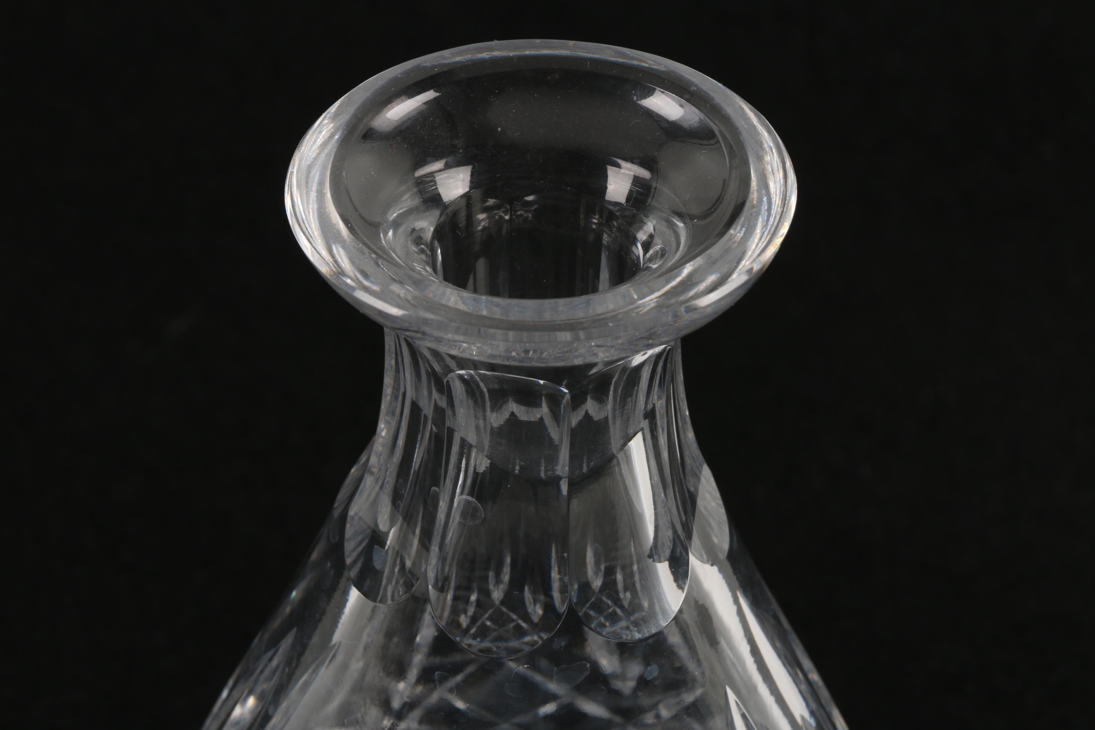 Waterford Crystal "Lismore" Decanter with Tumblers