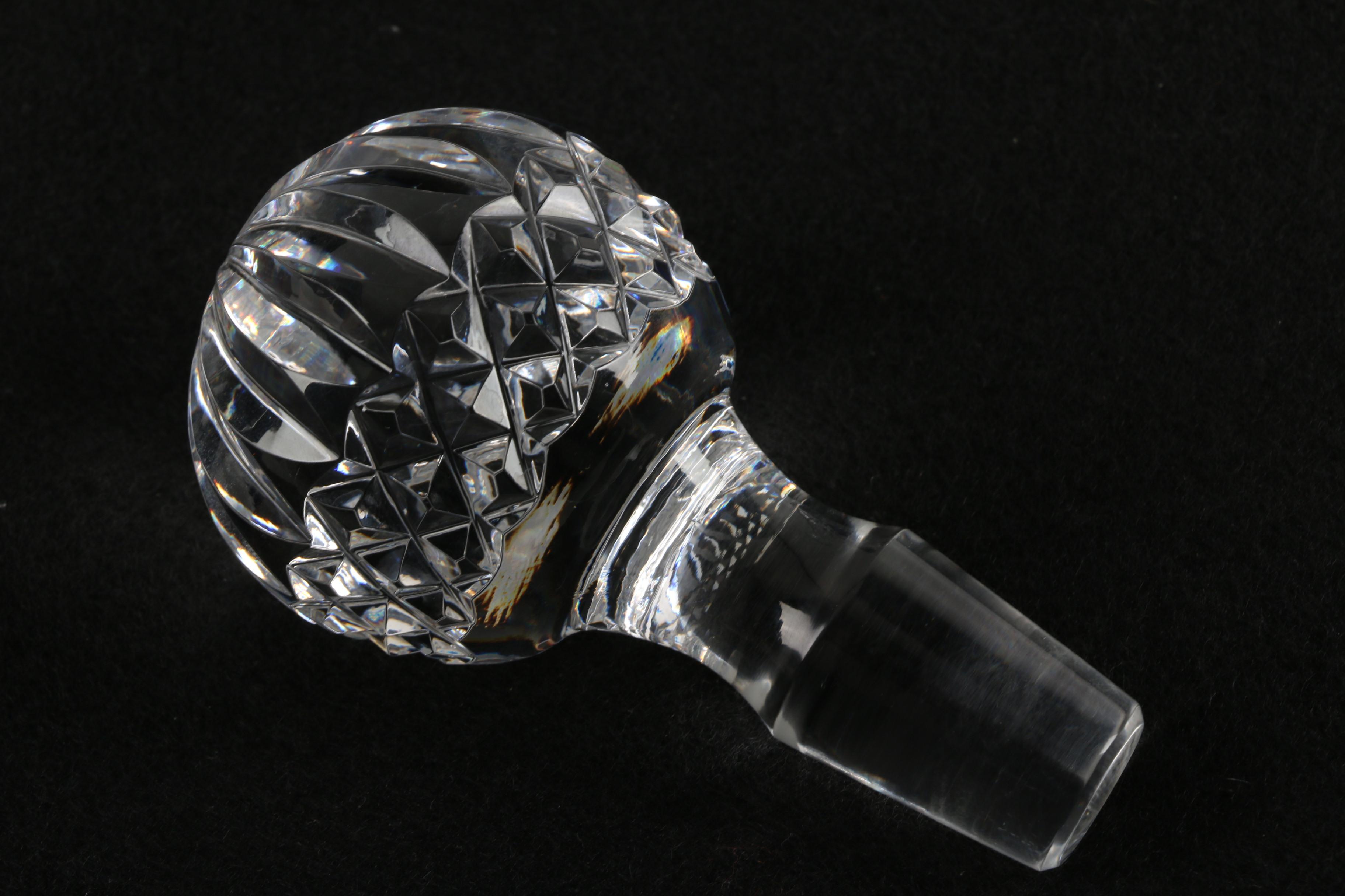 Waterford Crystal "Lismore" Decanter with Tumblers