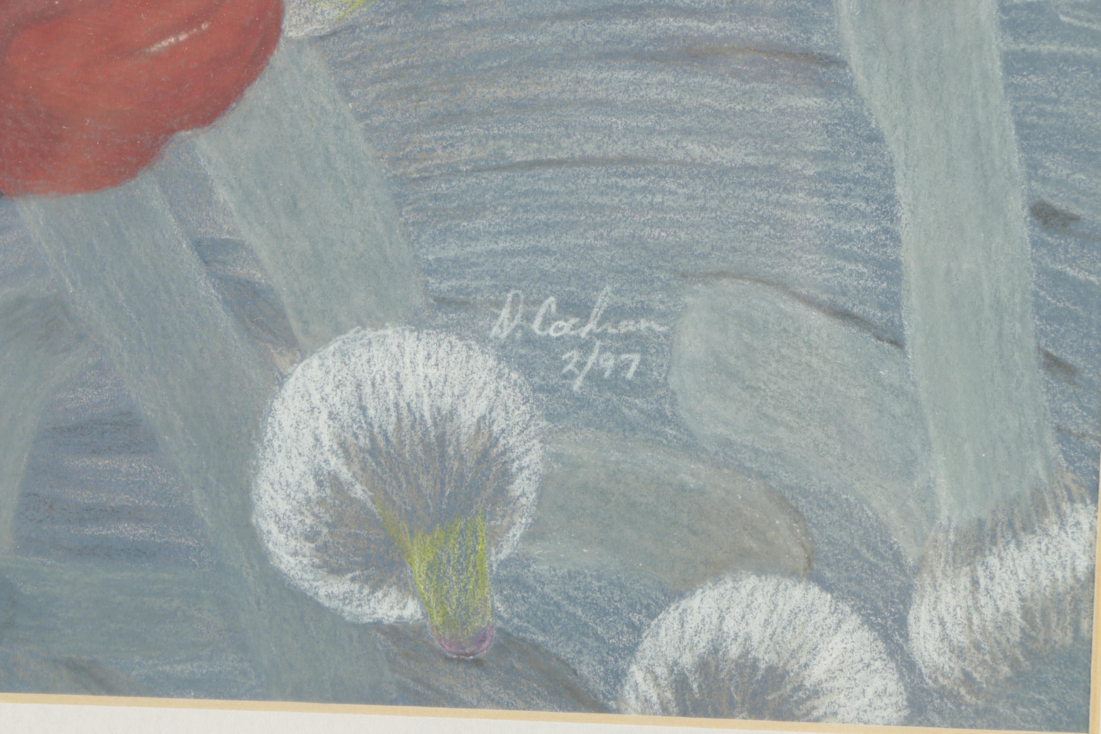 David Cochran Colored Pencil Drawing "The Clown"