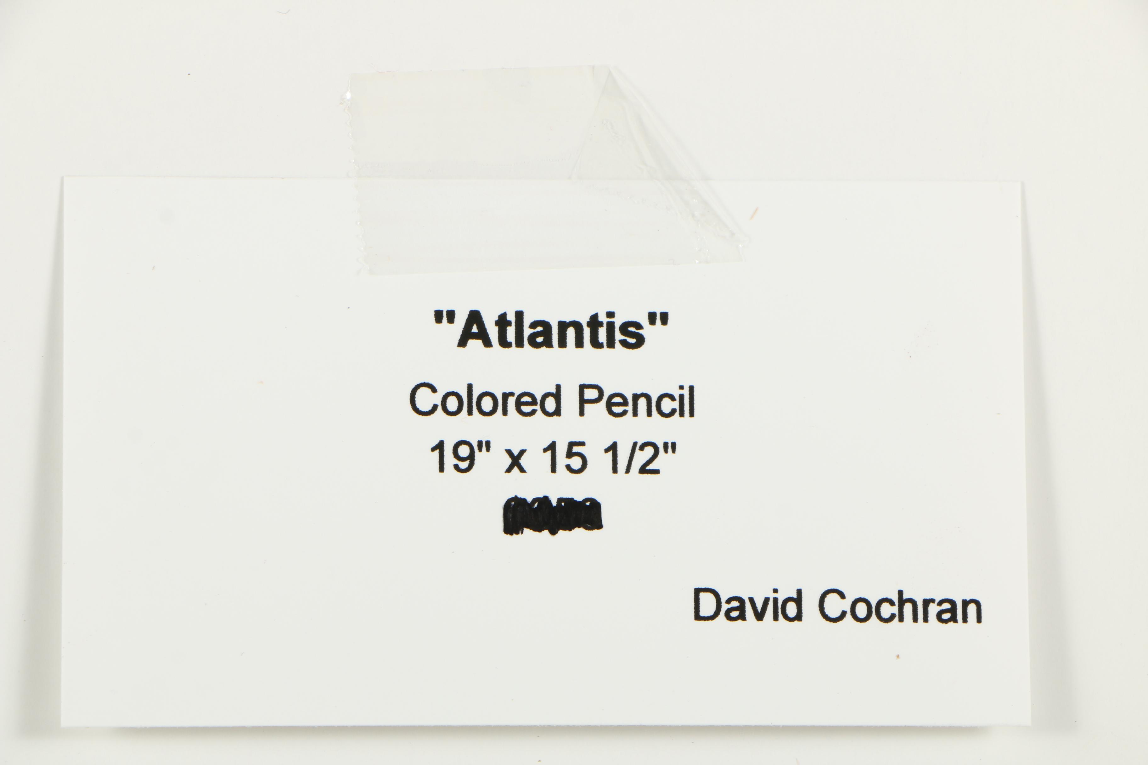 David Cochran Colored Pencil Drawing "Atlantis"