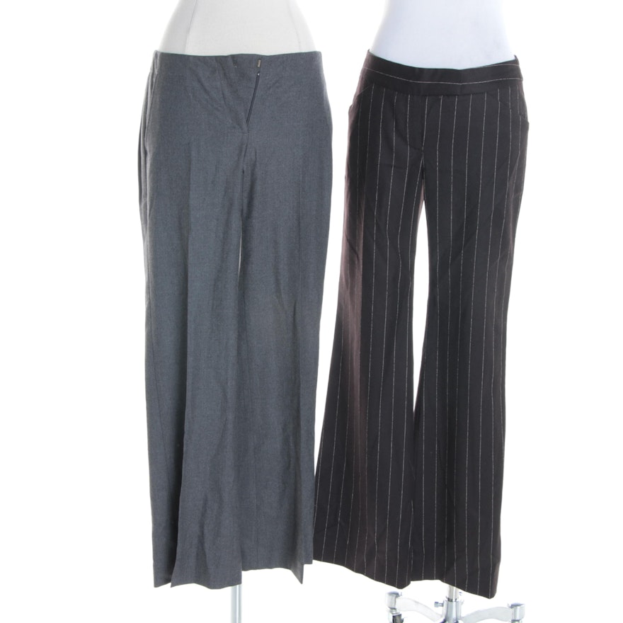 Women's Theory Wool Blend Trousers