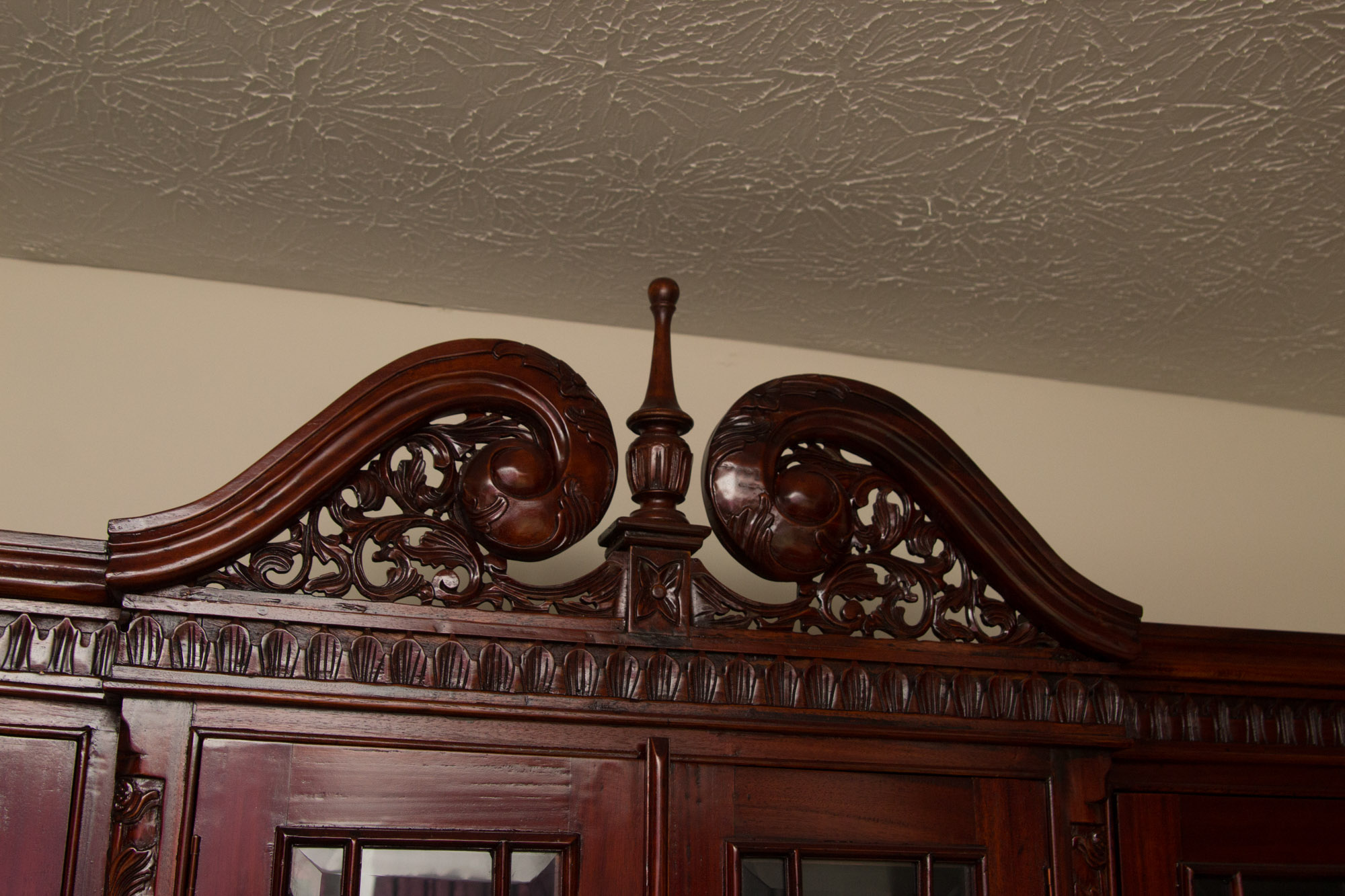 Cherry China Breakfront Cabinet