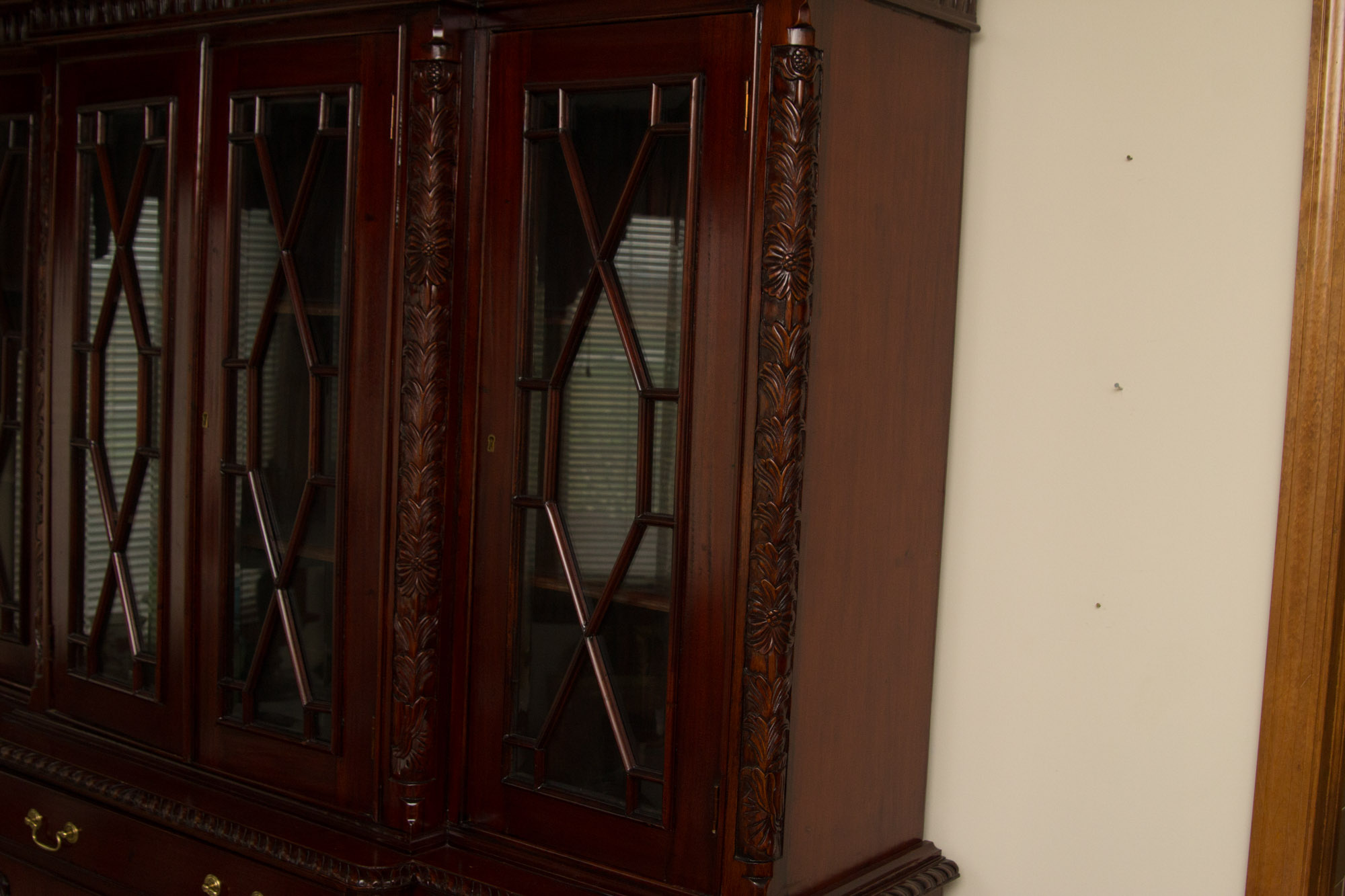 Cherry China Breakfront Cabinet