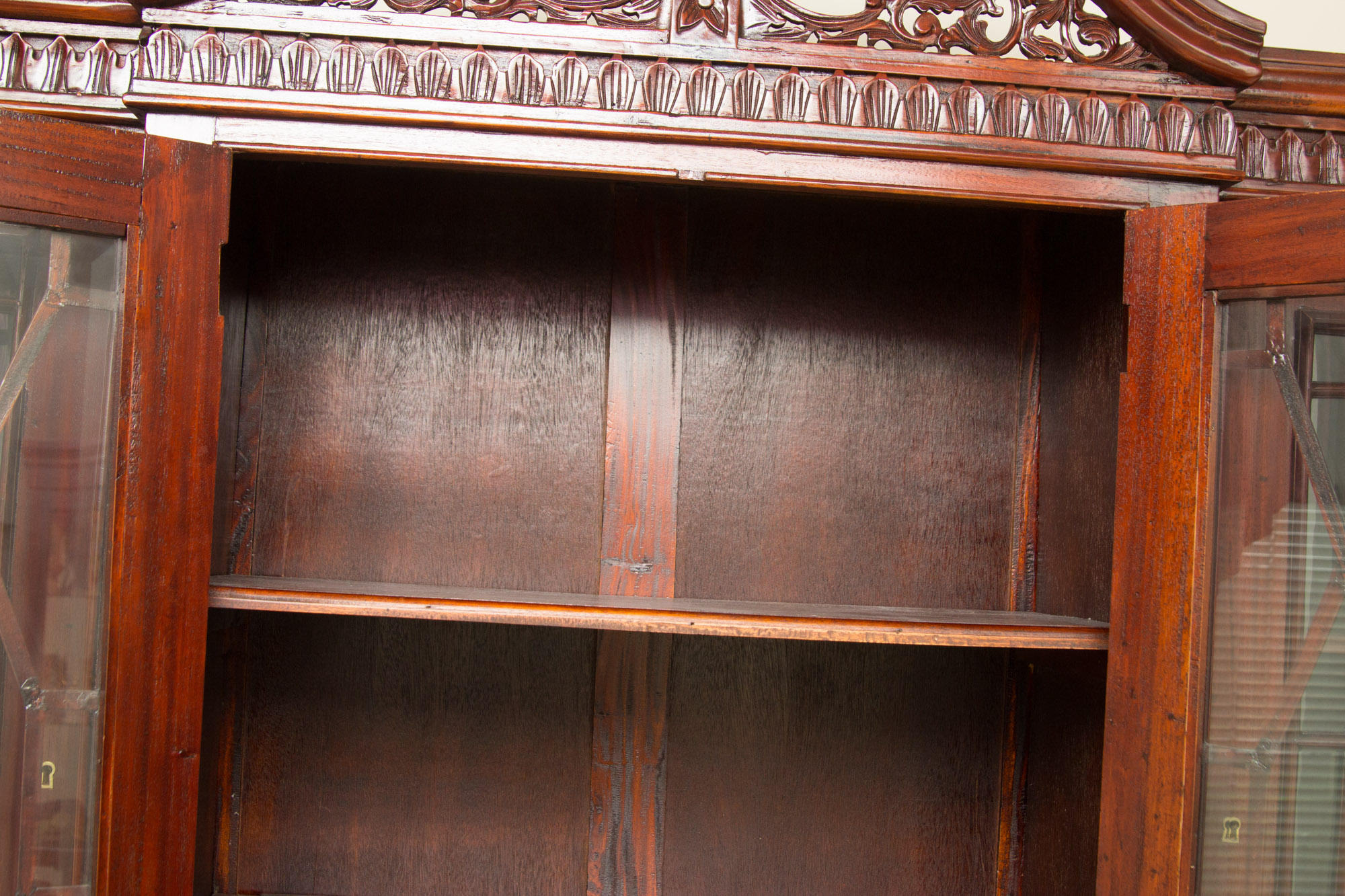 Cherry China Breakfront Cabinet