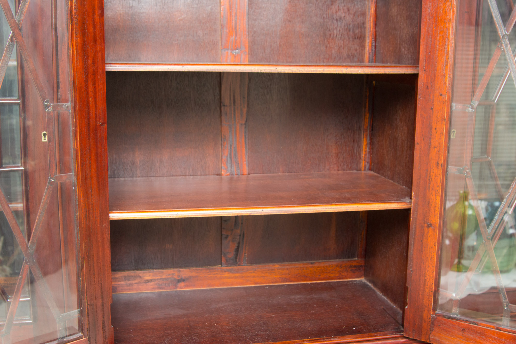 Cherry China Breakfront Cabinet