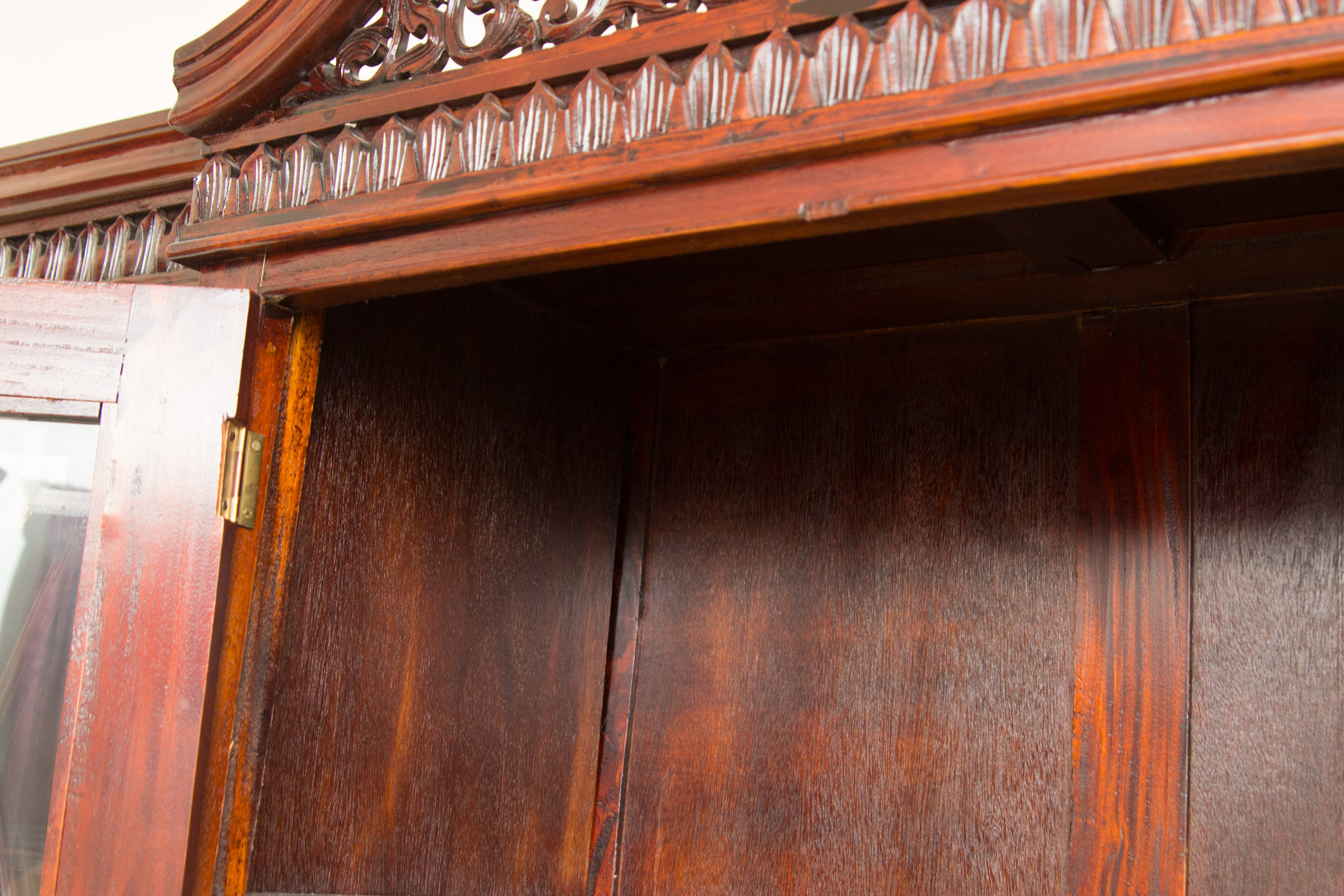 Cherry China Breakfront Cabinet