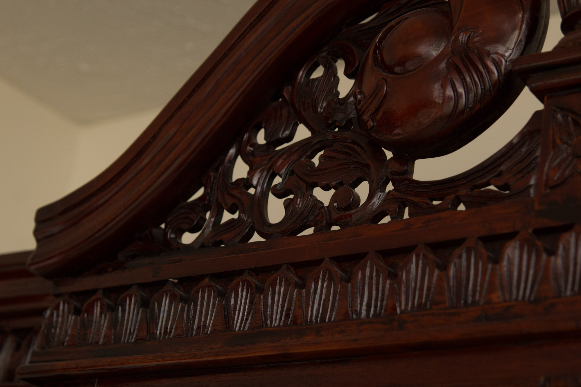 Cherry China Breakfront Cabinet