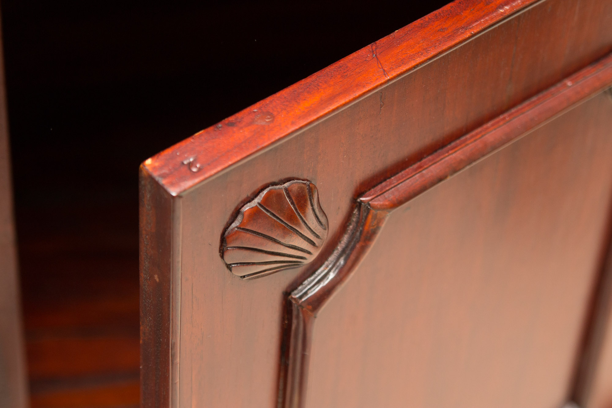 Cherry China Breakfront Cabinet