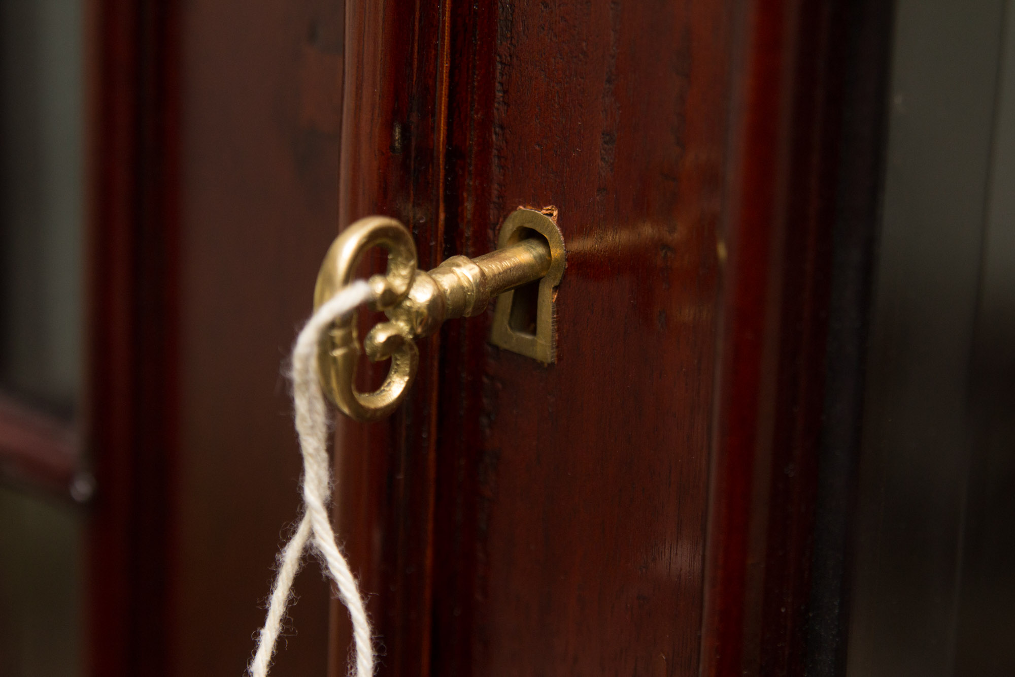Cherry China Breakfront Cabinet