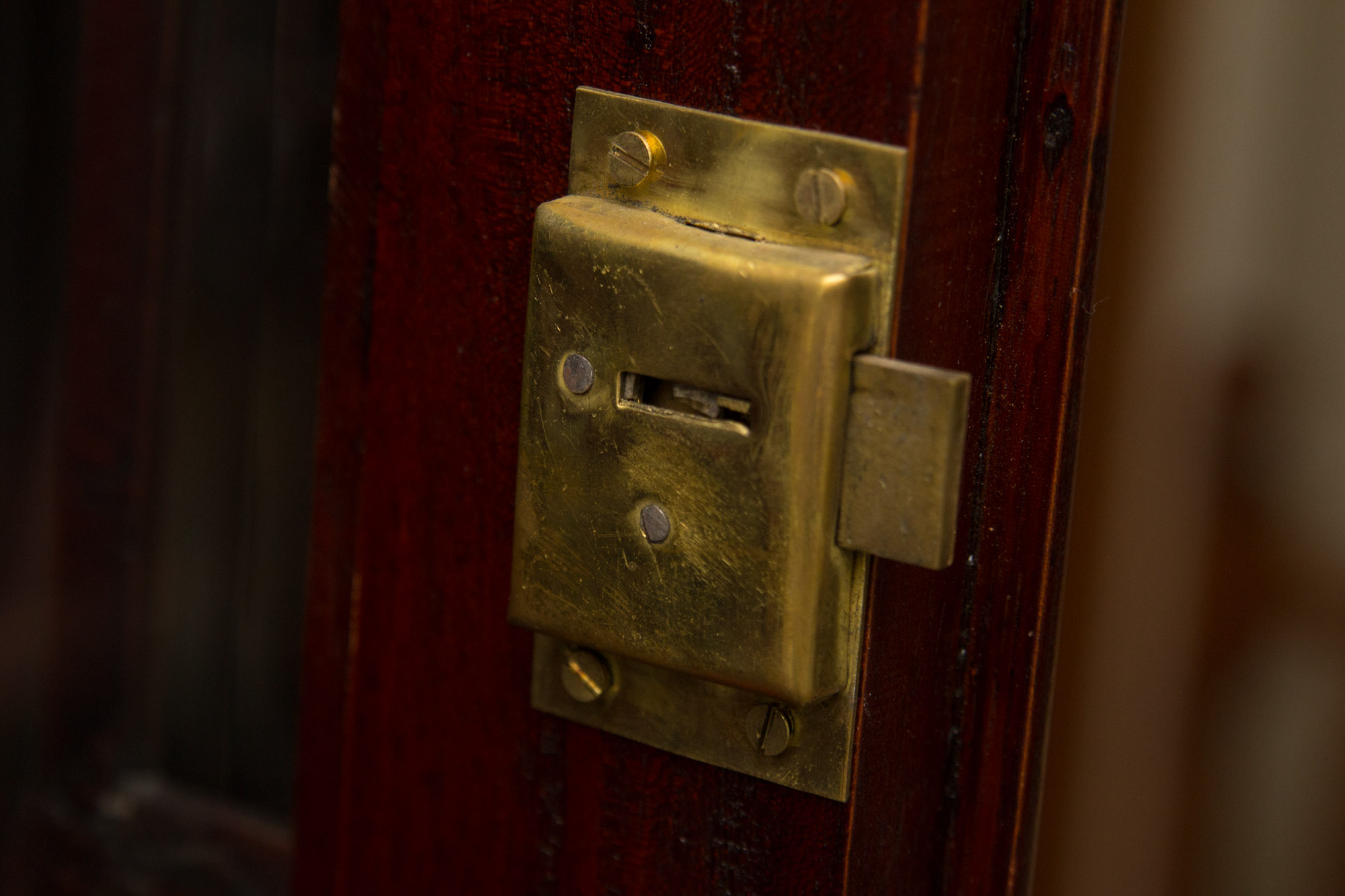 Cherry China Breakfront Cabinet