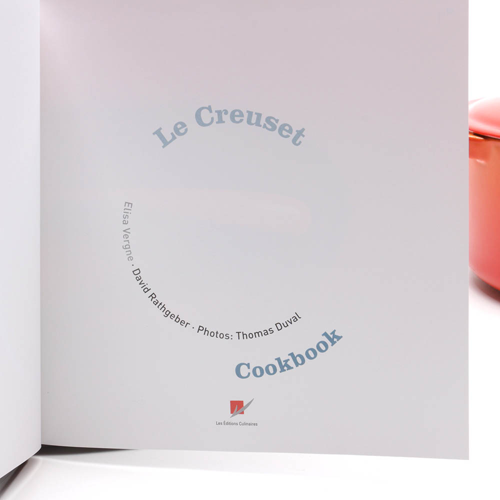 Le Creuset Enameled Cast Iron Dutch Oven and "Le Creuset Cookbook"