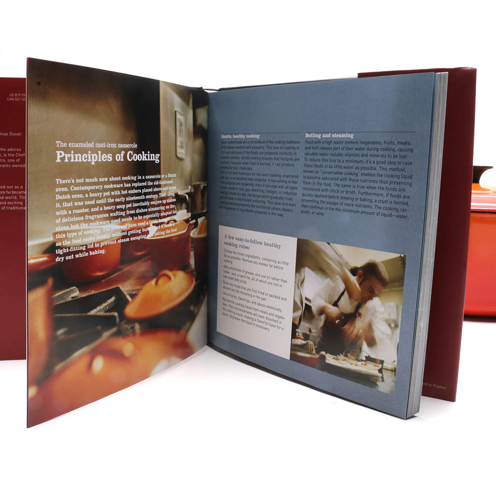 Le Creuset Enameled Cast Iron Dutch Oven and "Le Creuset Cookbook"