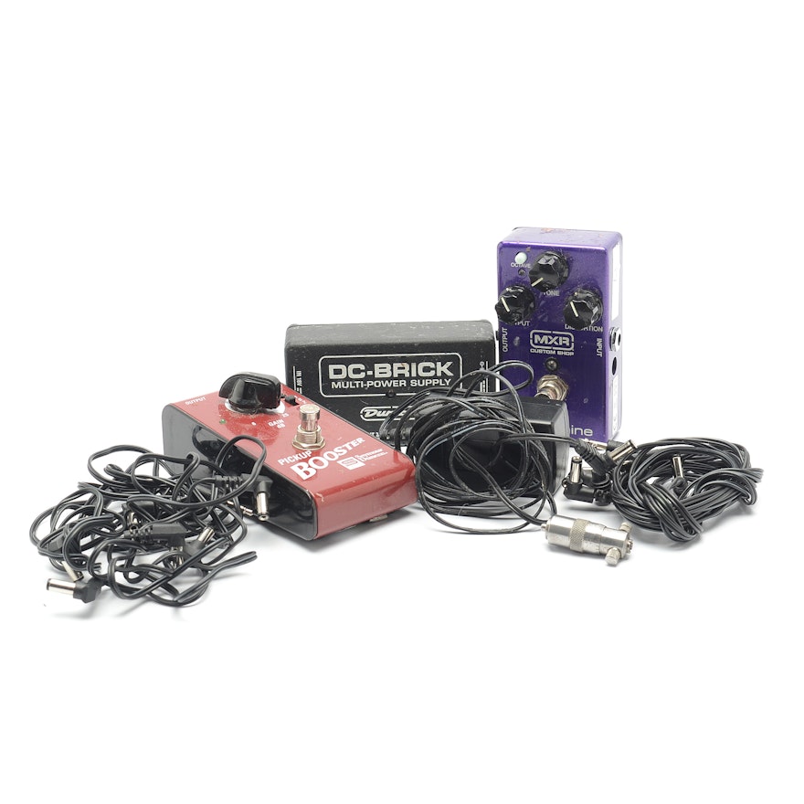 Guitar Pedals and DC Brick Power Supply