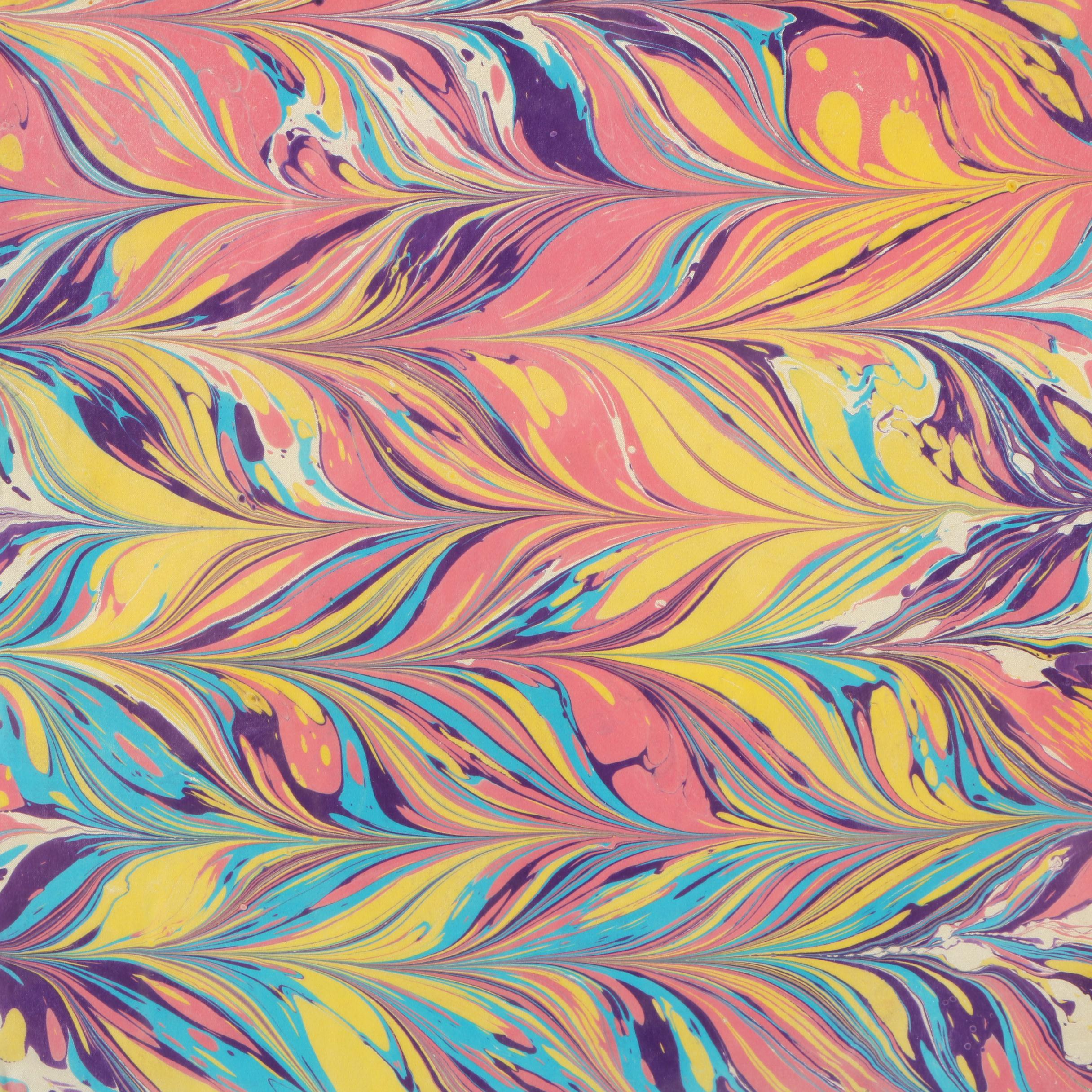 Framed Marbled Silk Scarves