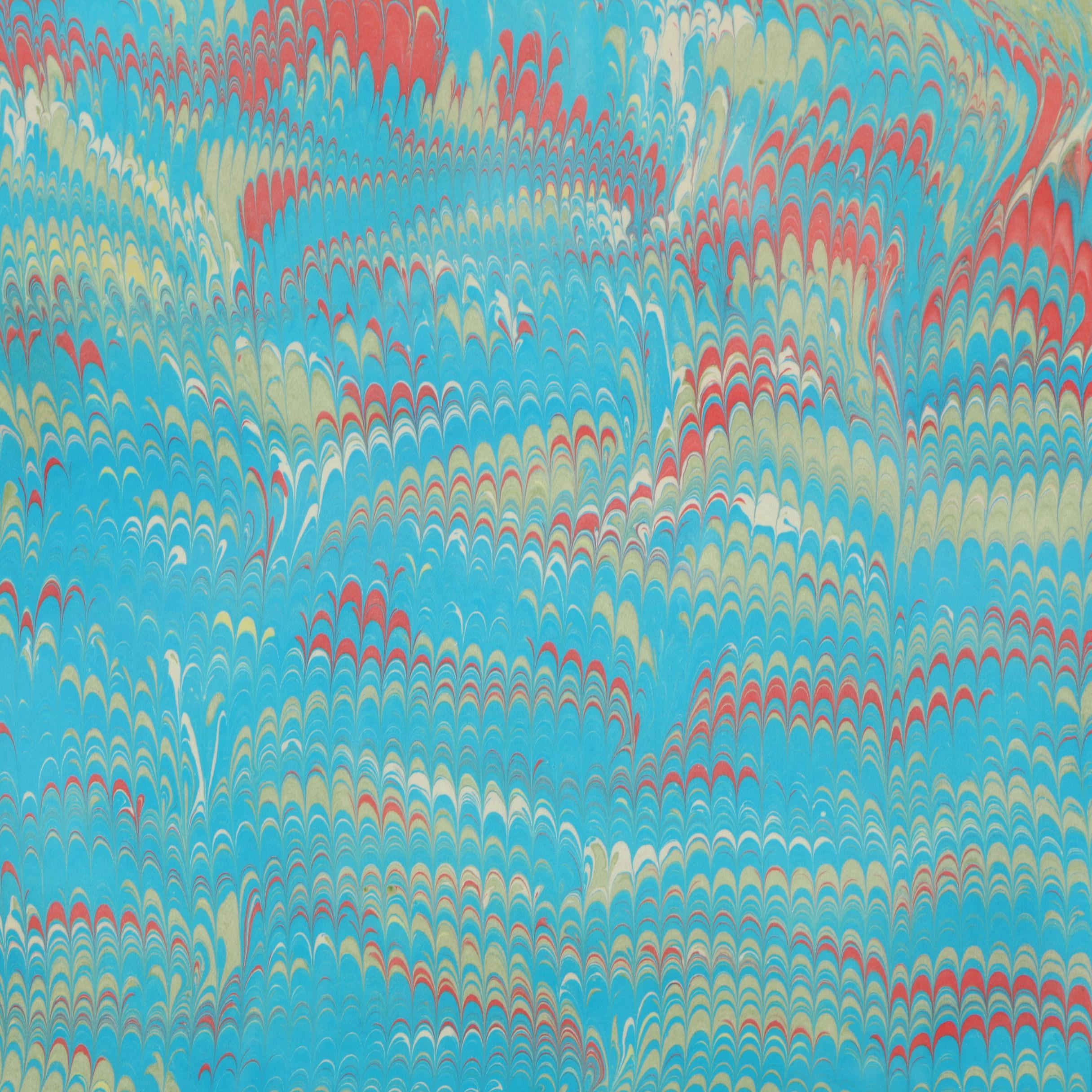 Framed Marbled Silk Scarves