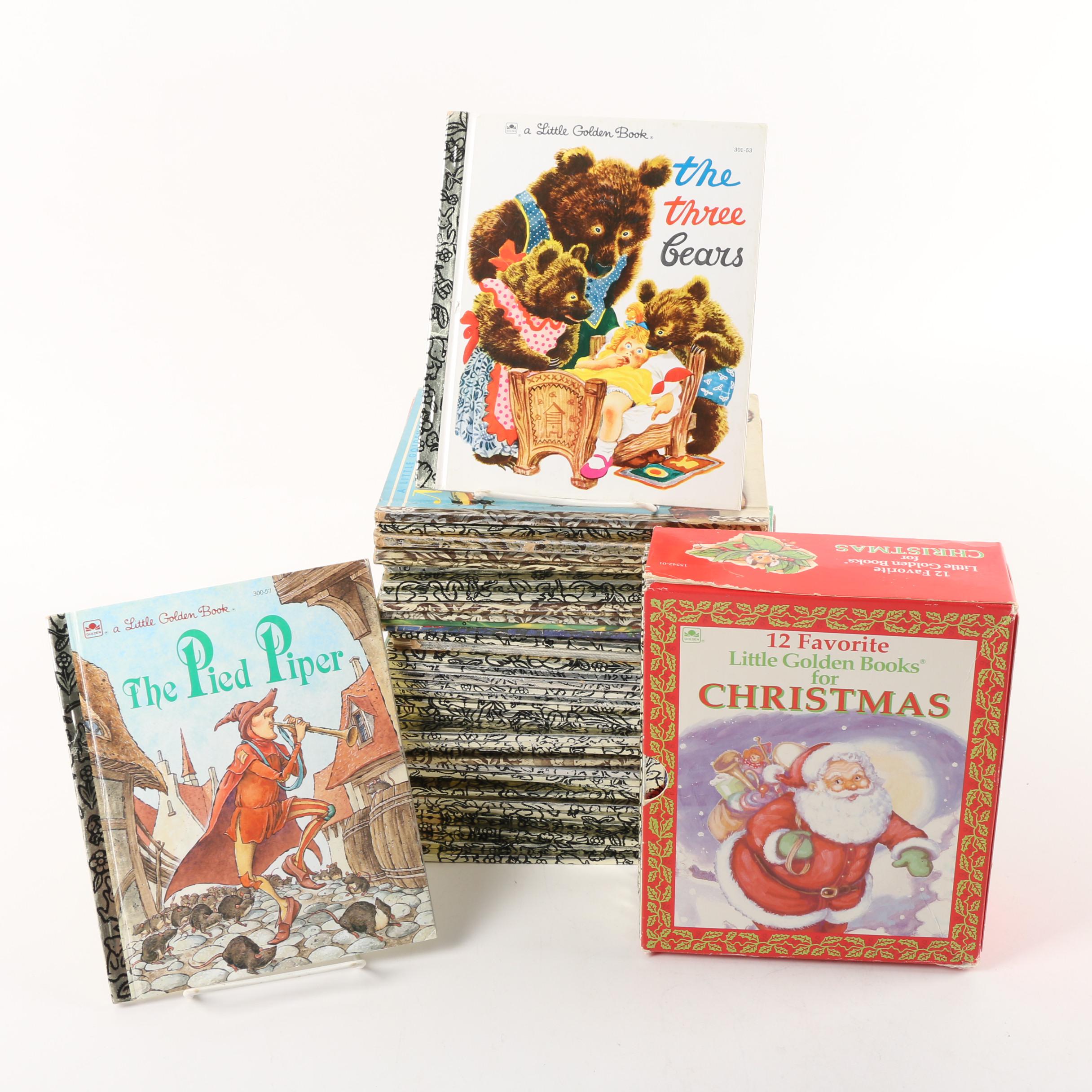 Vintage Little Golden Books Including Disney and Warner Bros.