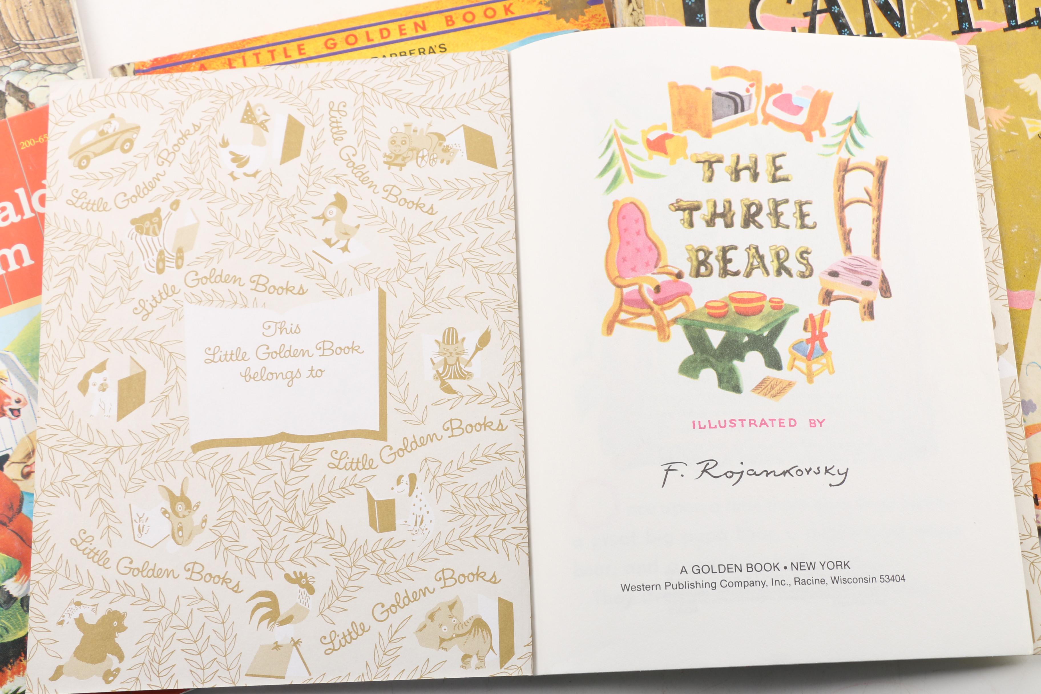 Vintage Little Golden Books Including Disney and Warner Bros.