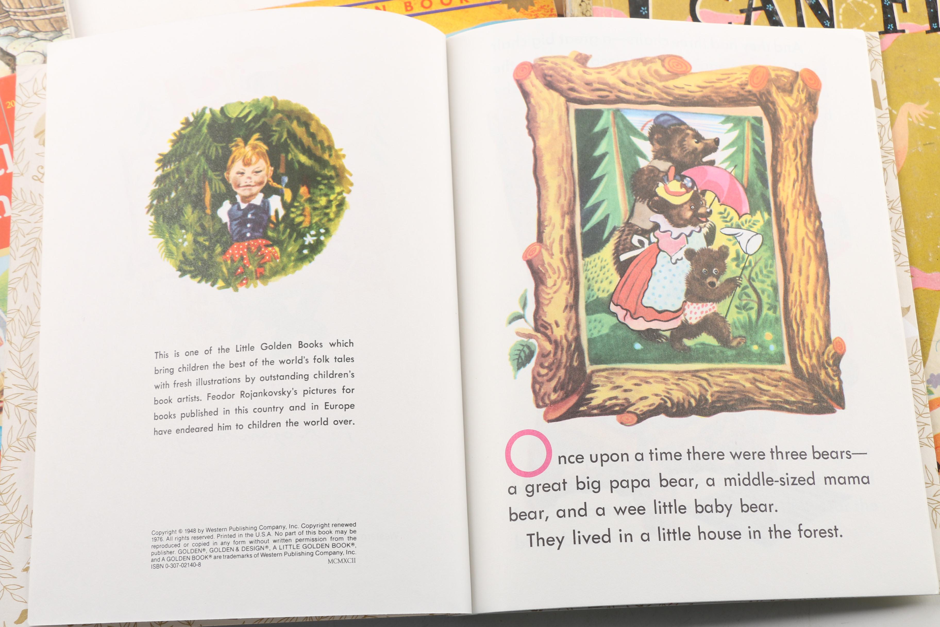 Vintage Little Golden Books Including Disney and Warner Bros.