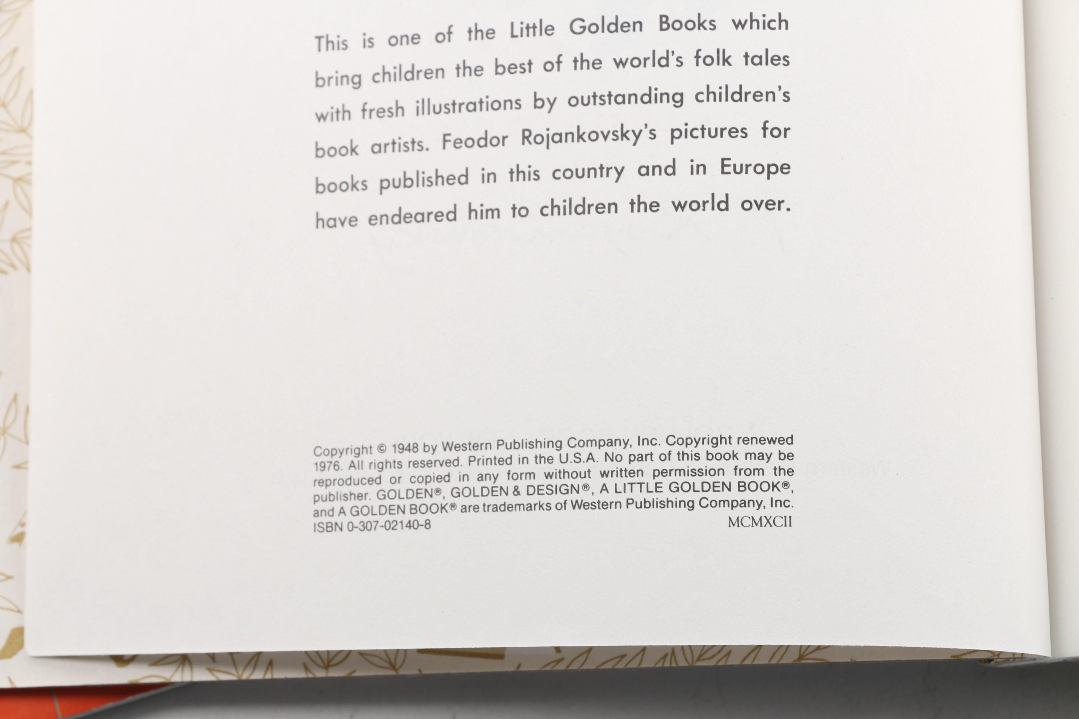 Vintage Little Golden Books Including Disney and Warner Bros.