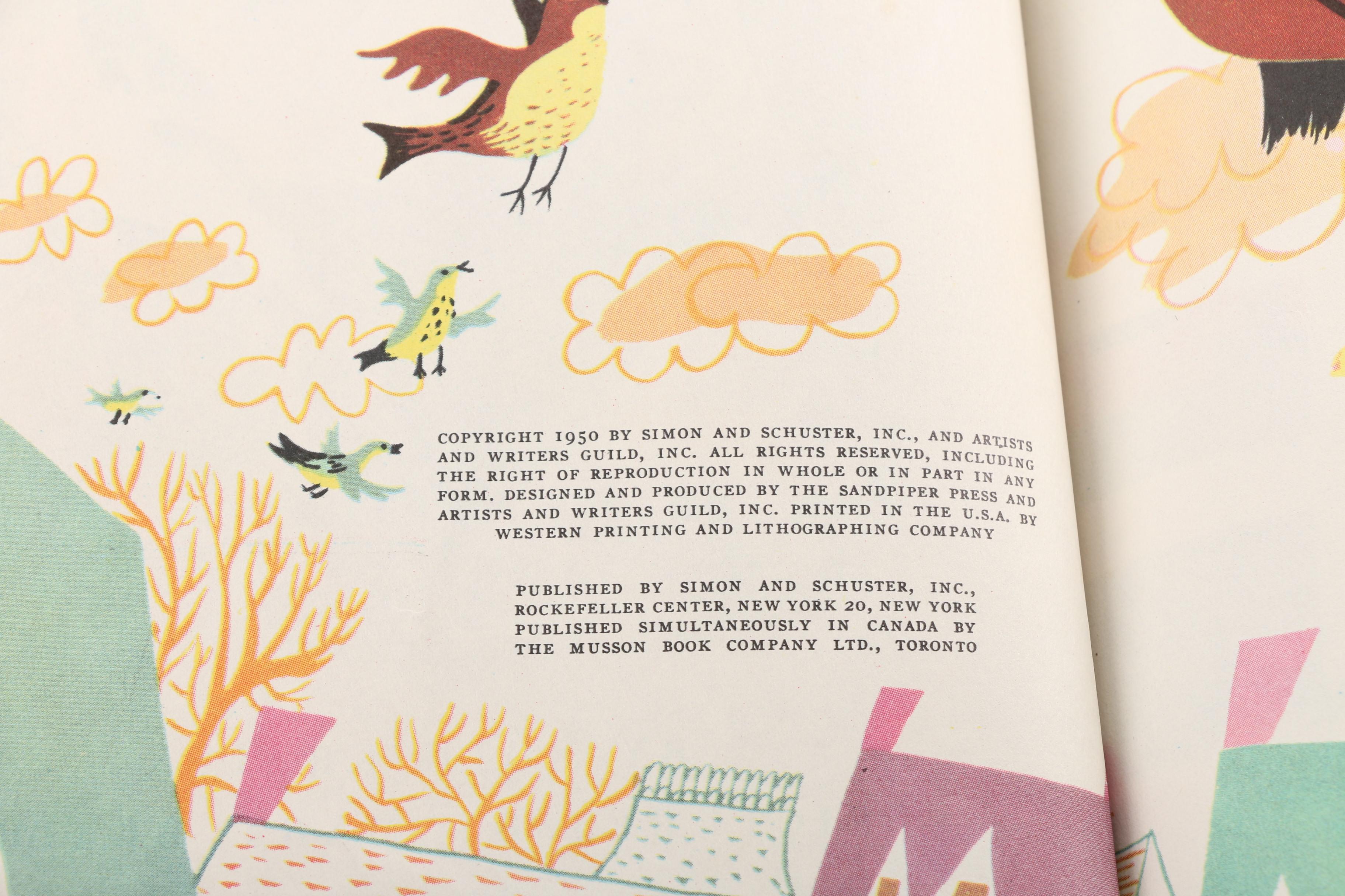 Vintage Little Golden Books Including Disney and Warner Bros.