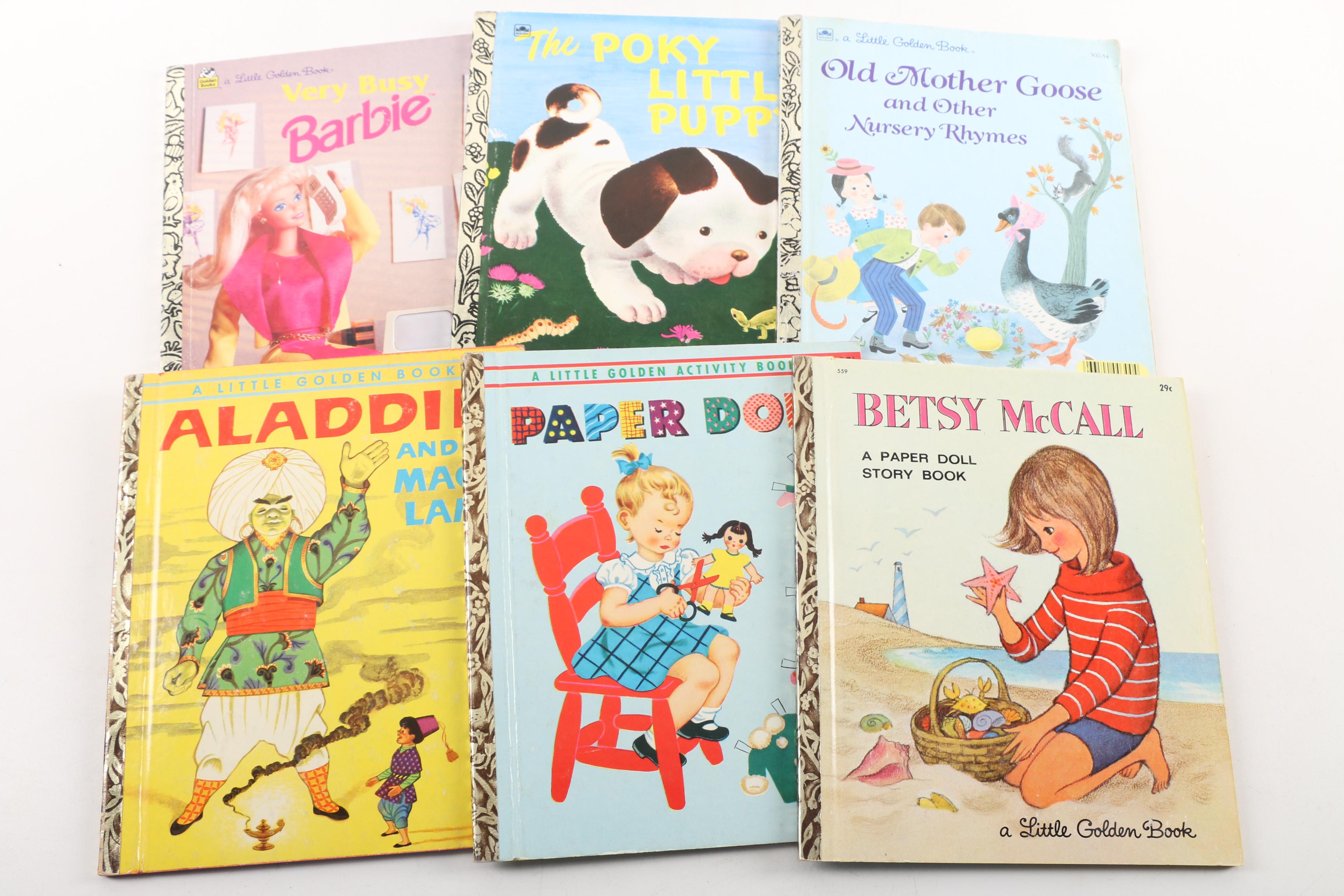 Vintage Little Golden Books Including Disney and Warner Bros.